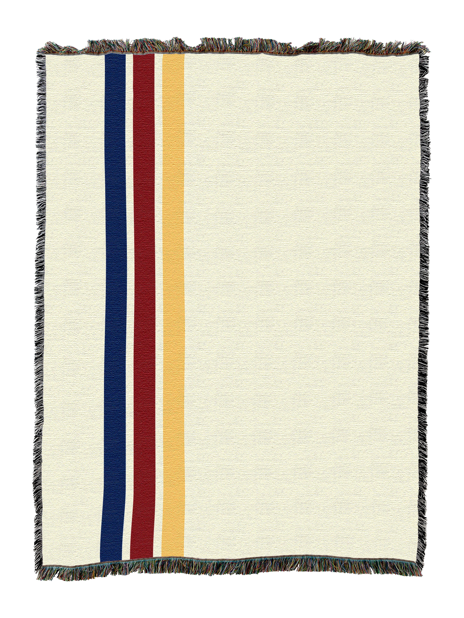 Three Stripe Primary Blanket