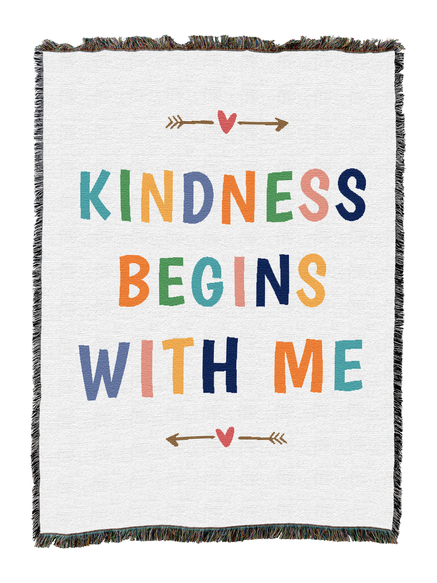 Kindness Begins With Me Blanket