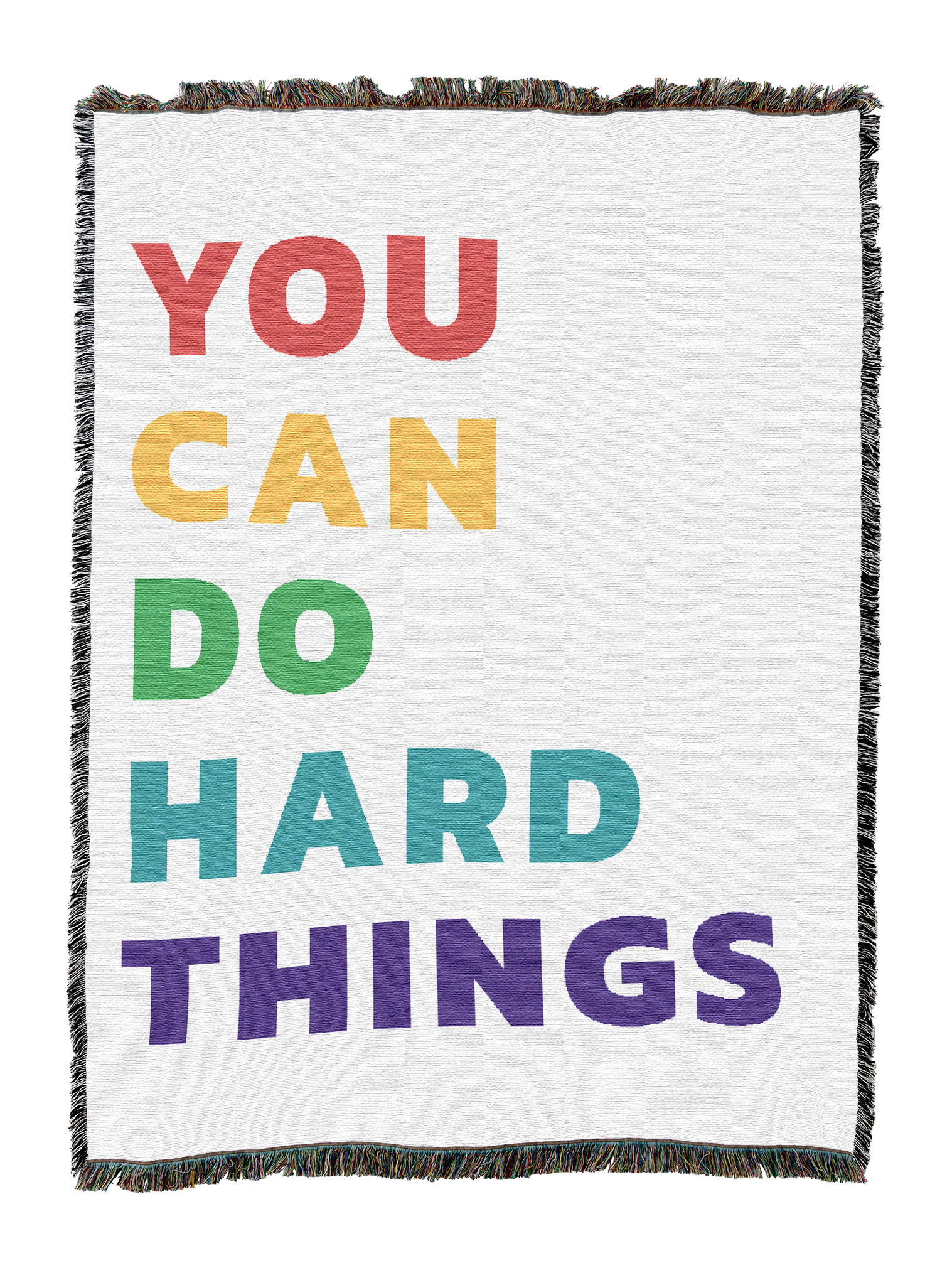 You Can Do Hard Things Blanket