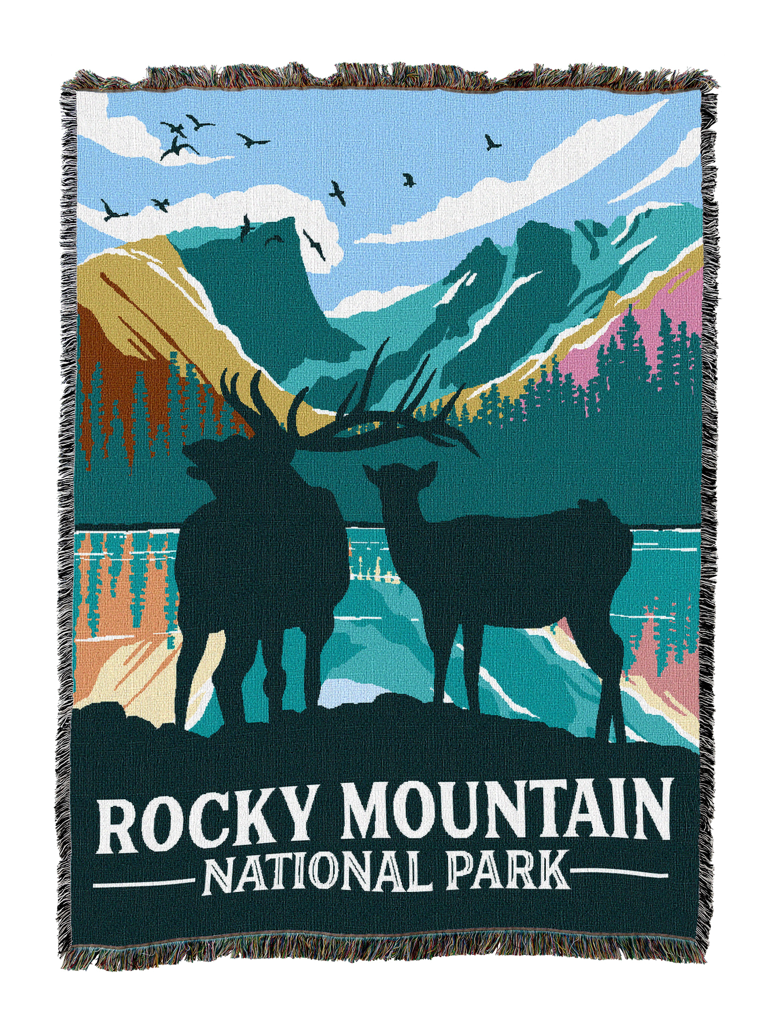 Rocky Mountain Elk Blanket