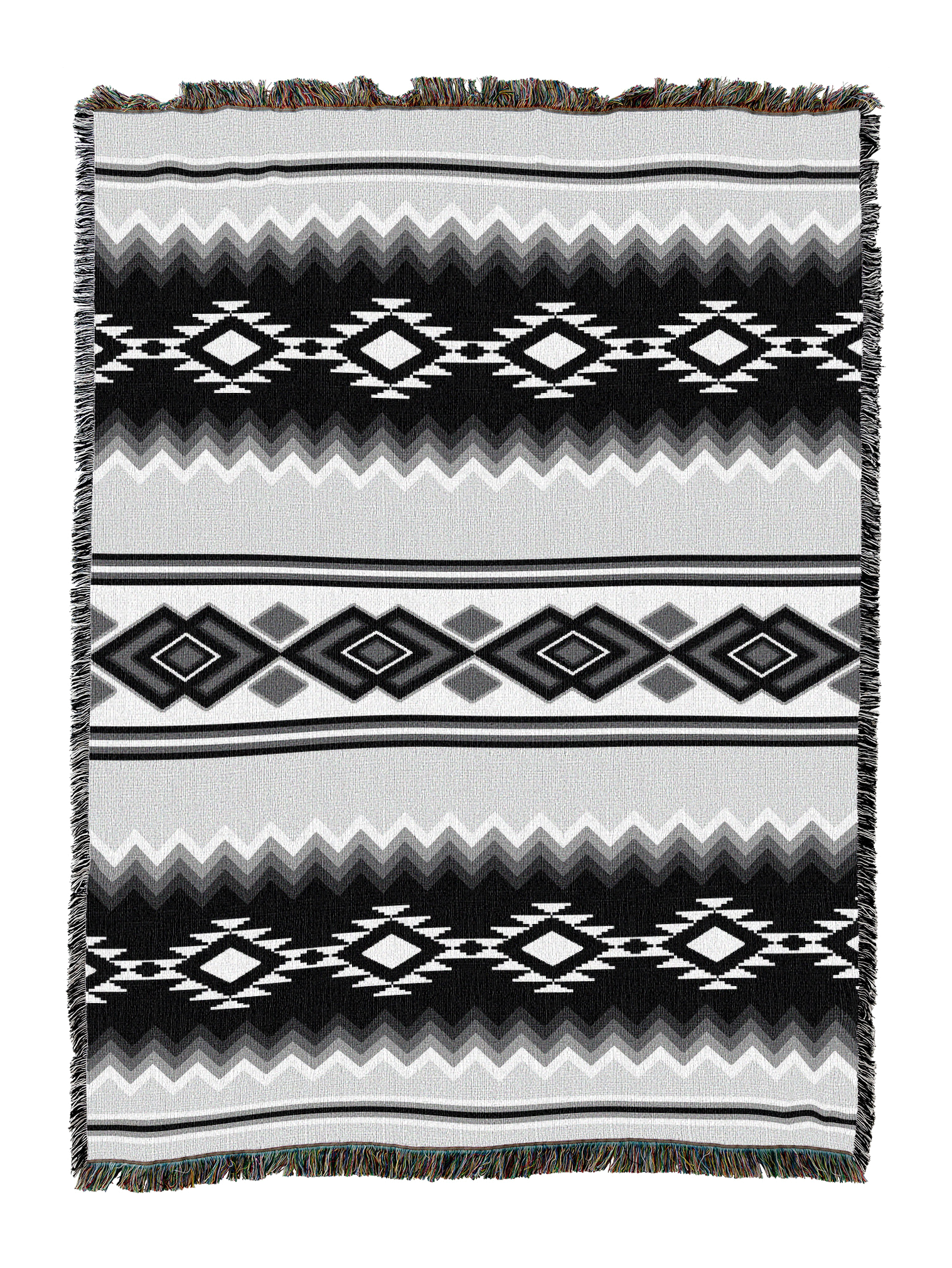 Gray Chevron Blanket