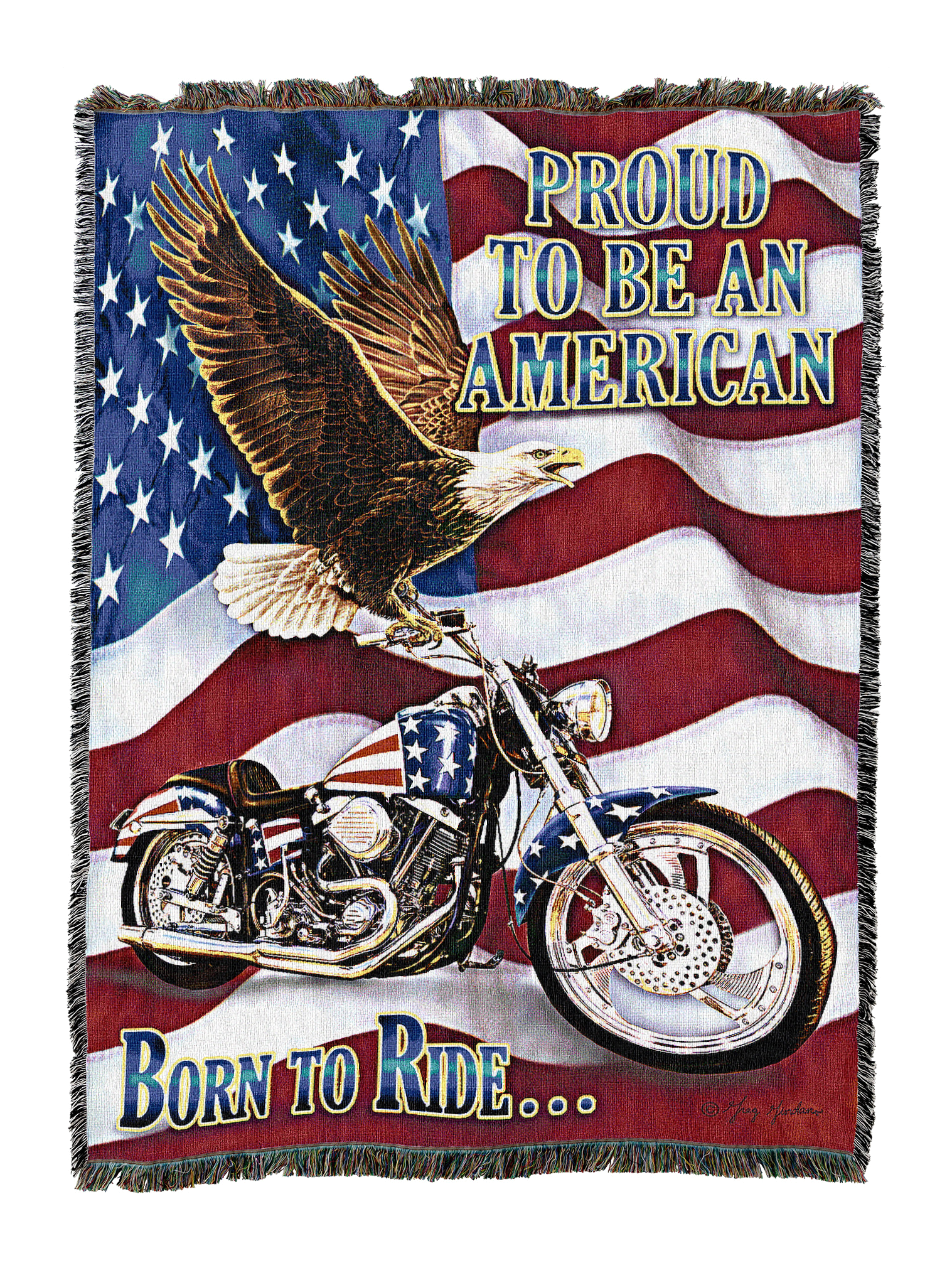 Eagle Cycle With Type Blanket