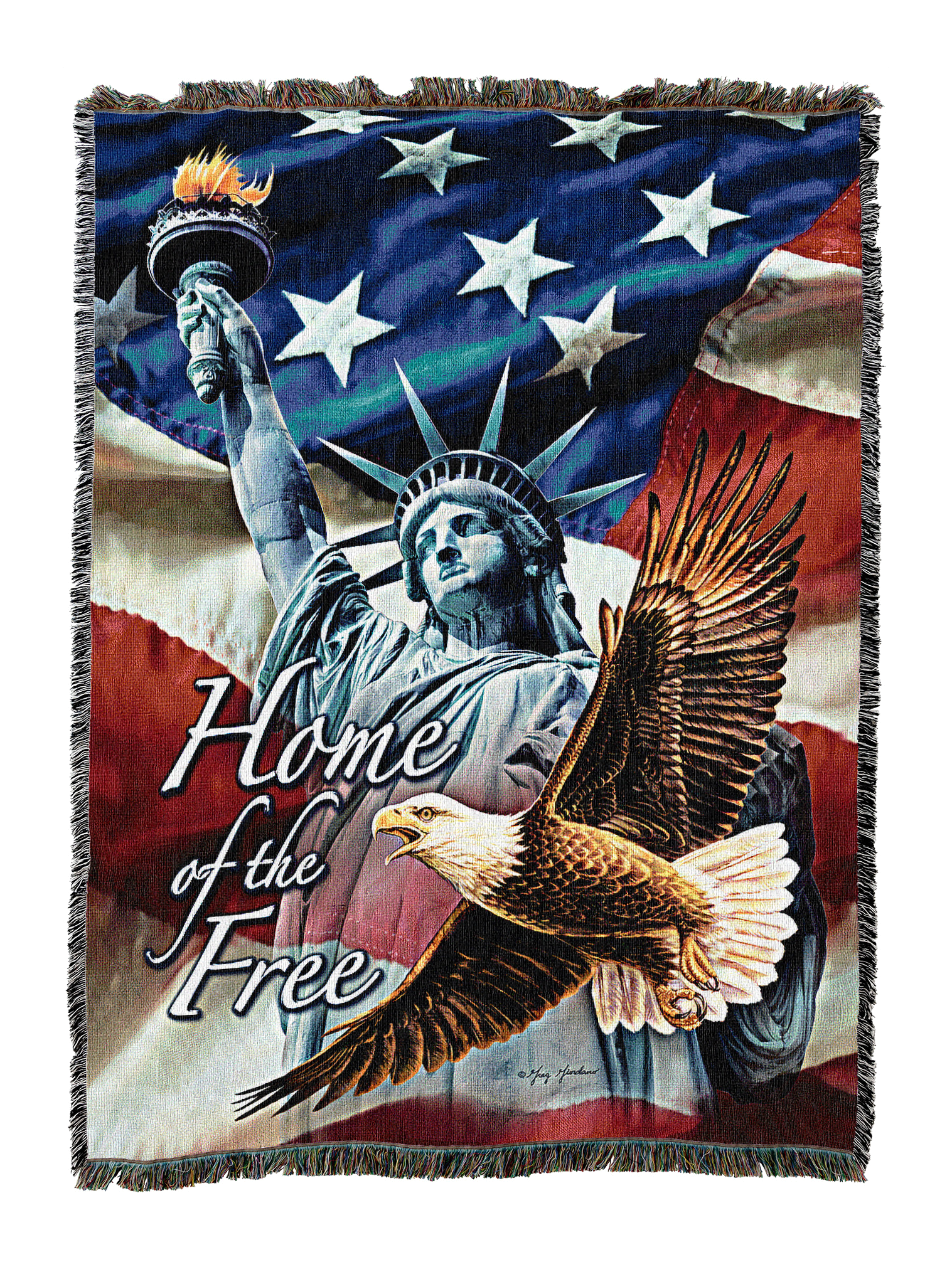 Home Of The Free Liberty Blanket