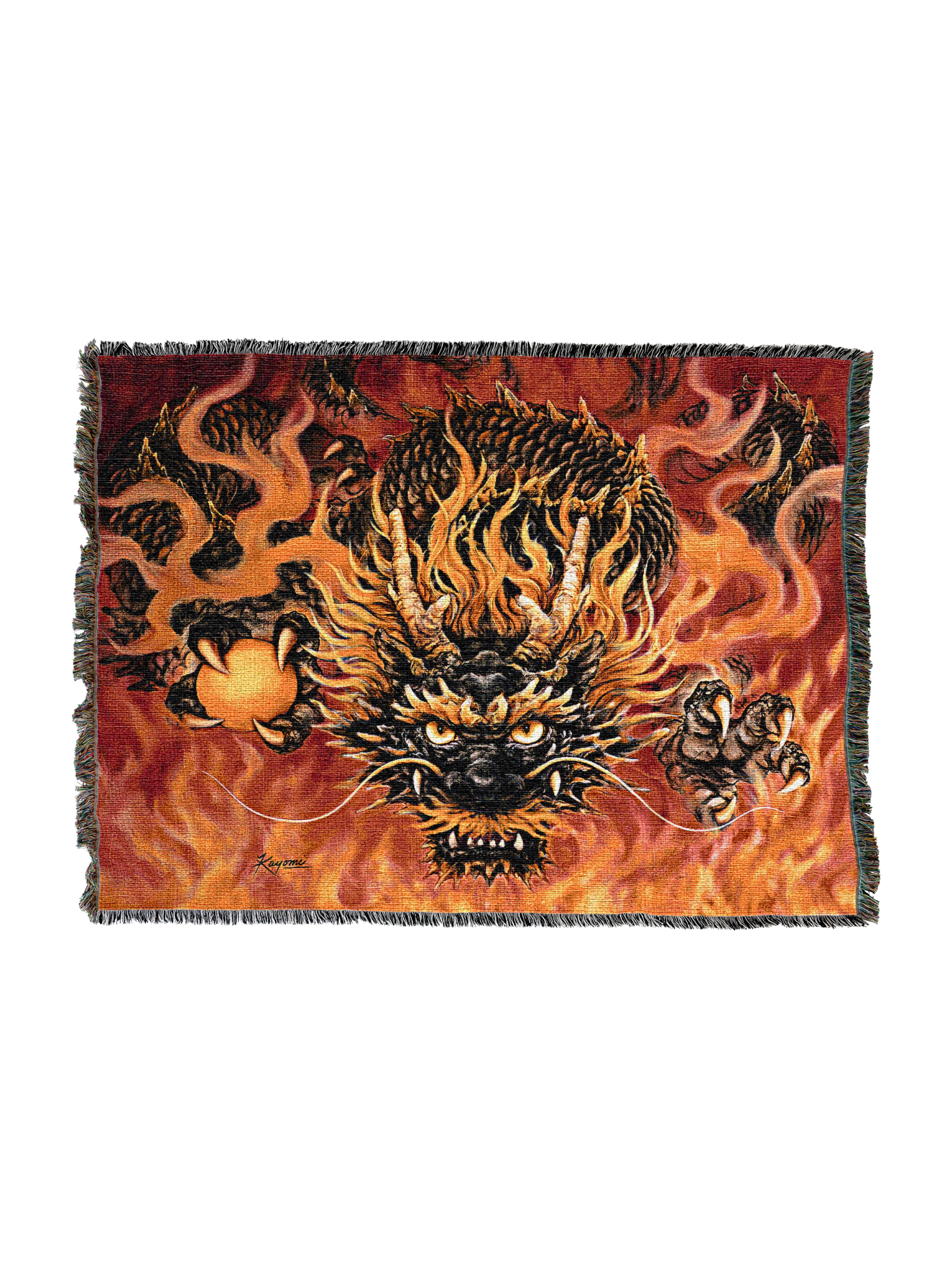 Fire Dragon Blanket A