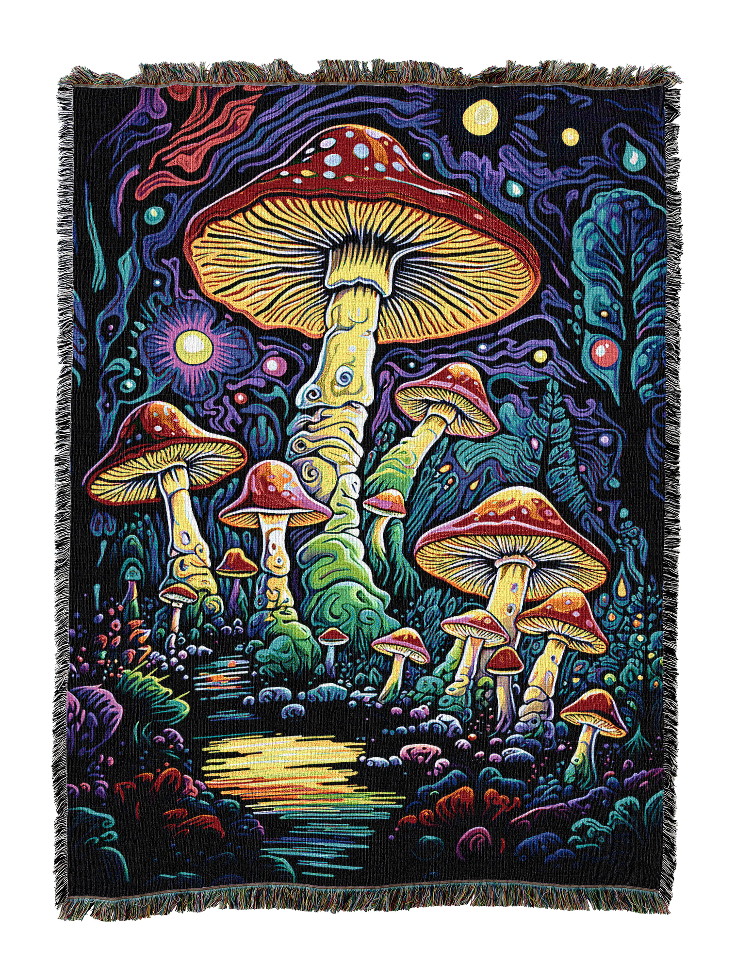 Mushroom Glow Blanket