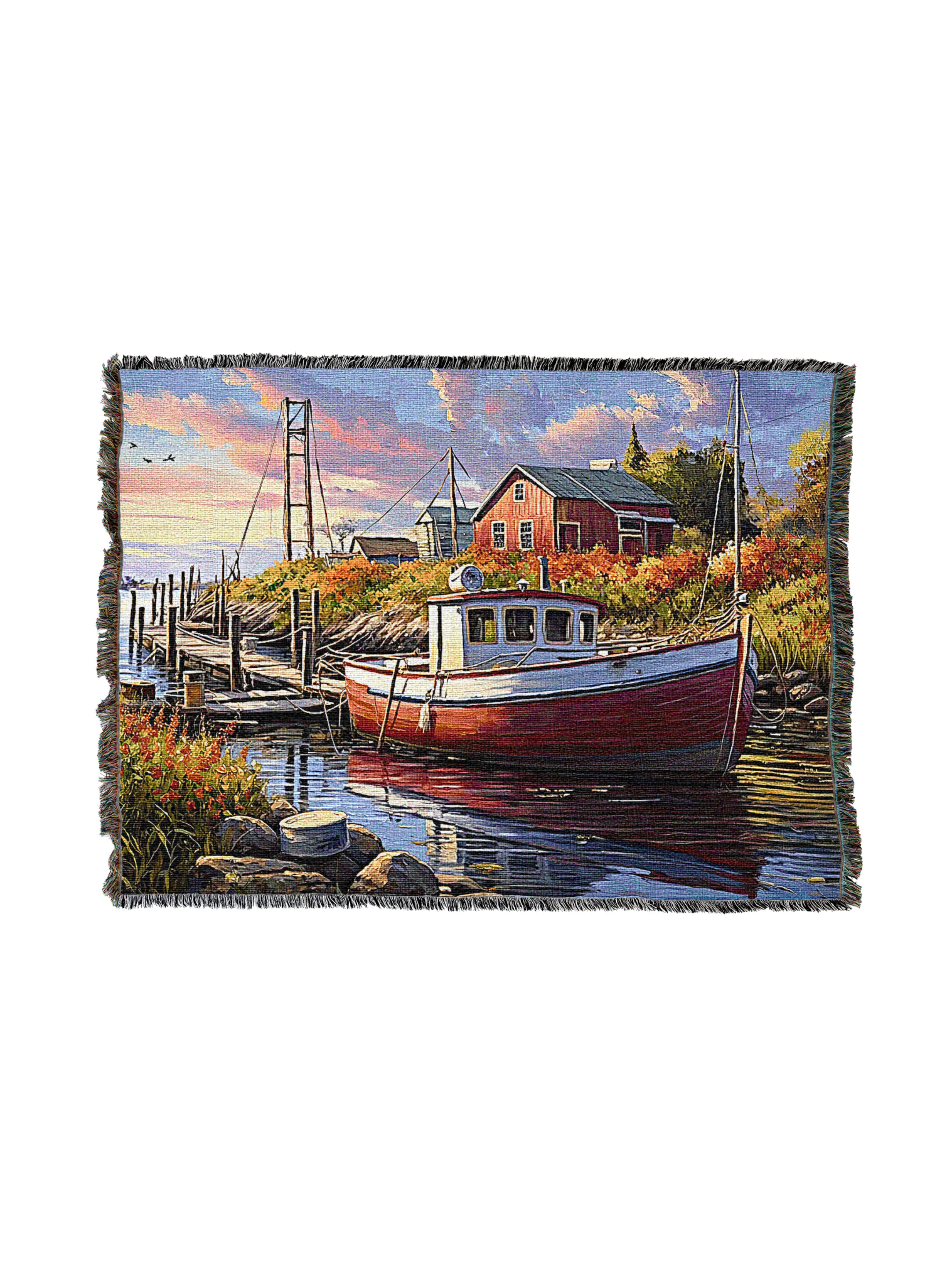 Old Boathouse Blanket