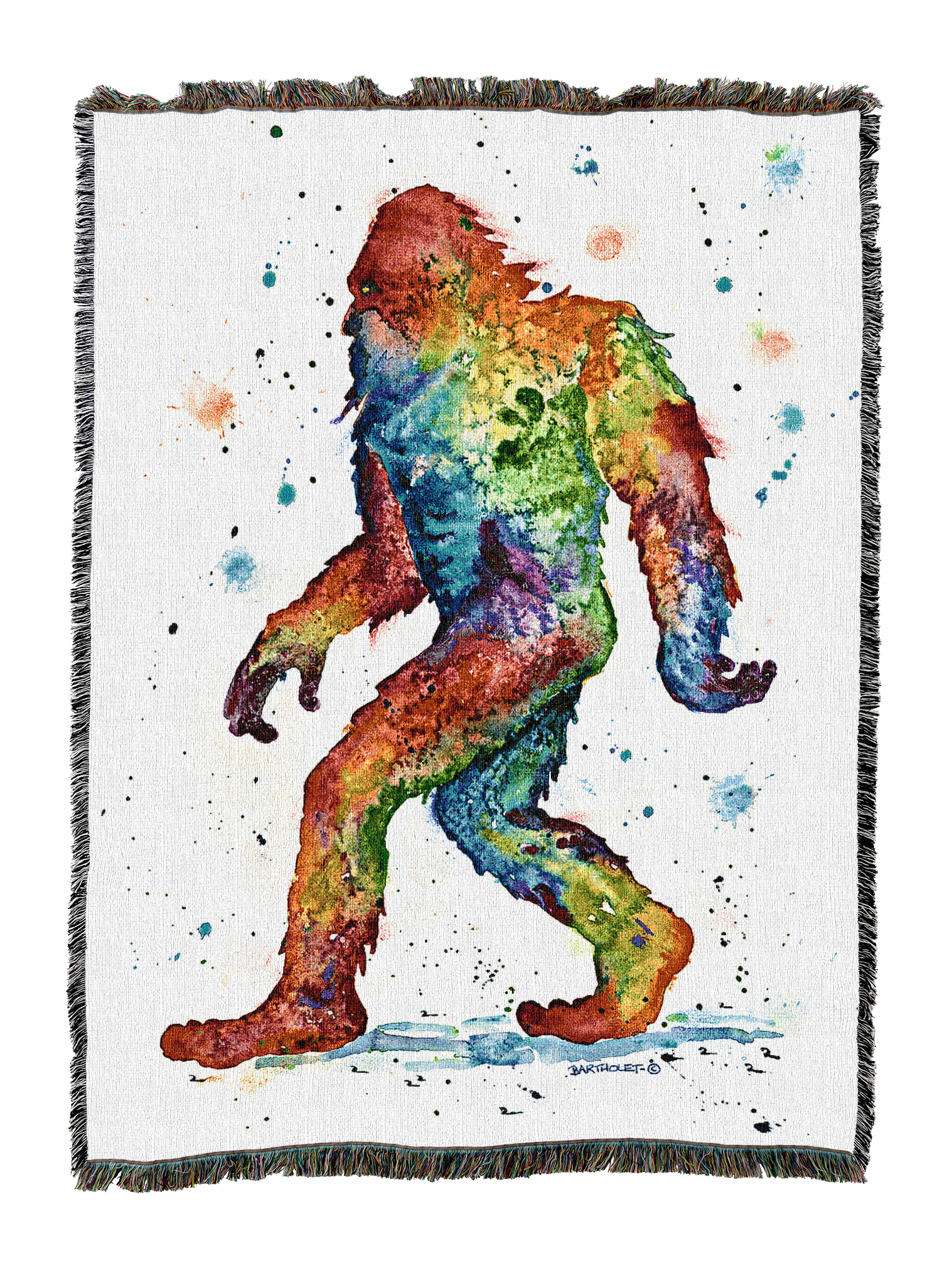 Sasquatch Totem Blanket