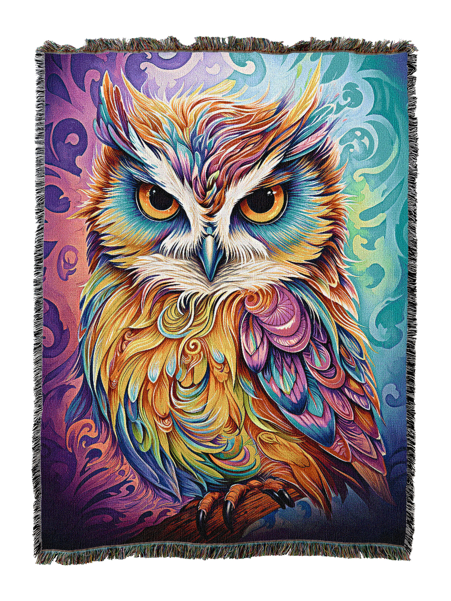 Fantasy Owl Blanket