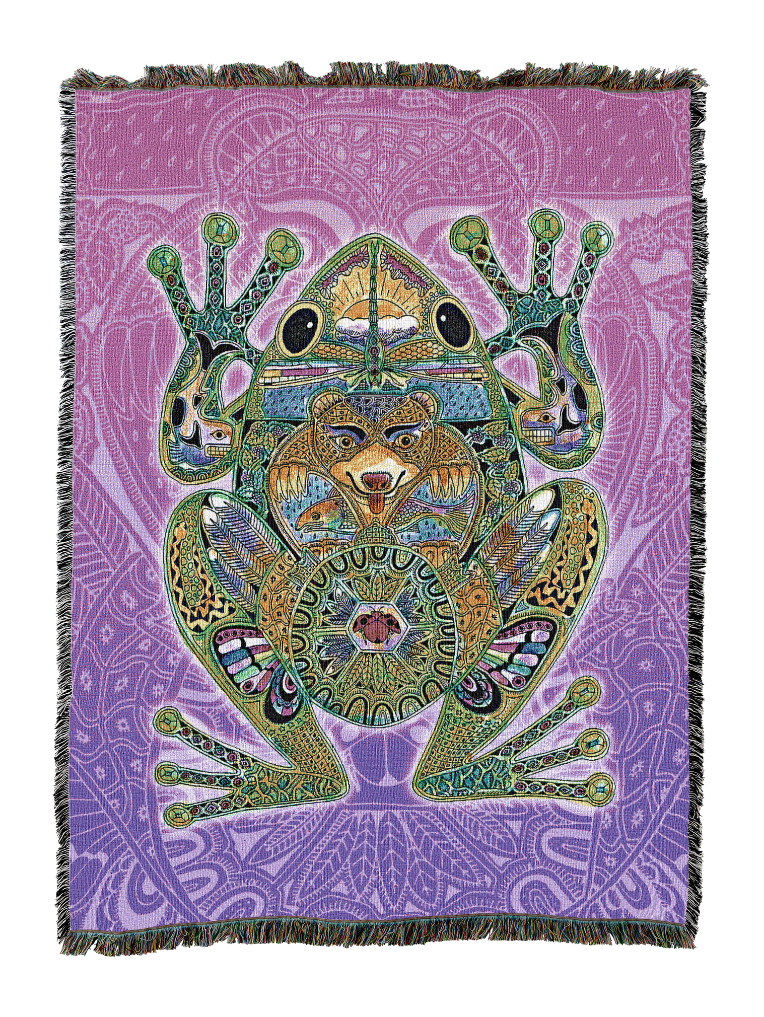 Frog Totem Blanket 2