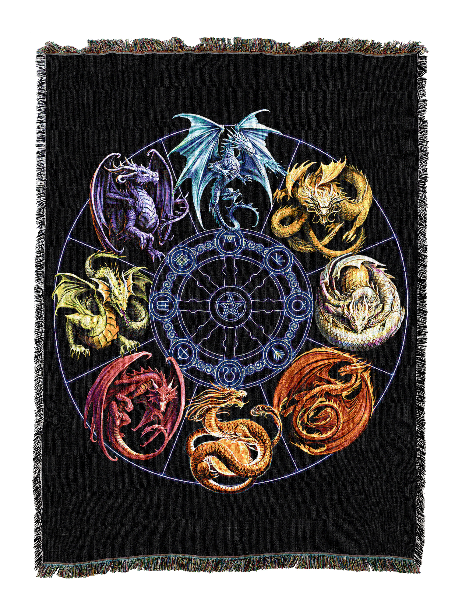 Dragons Of The Sabbats Blanket