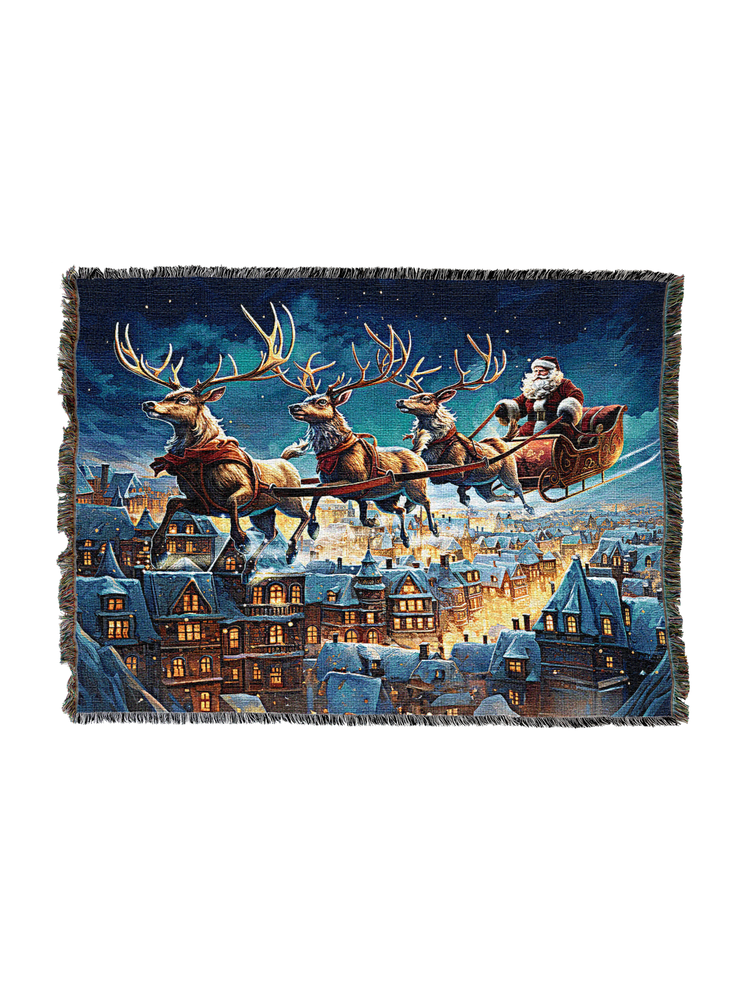 Santas Sleigh Blanket