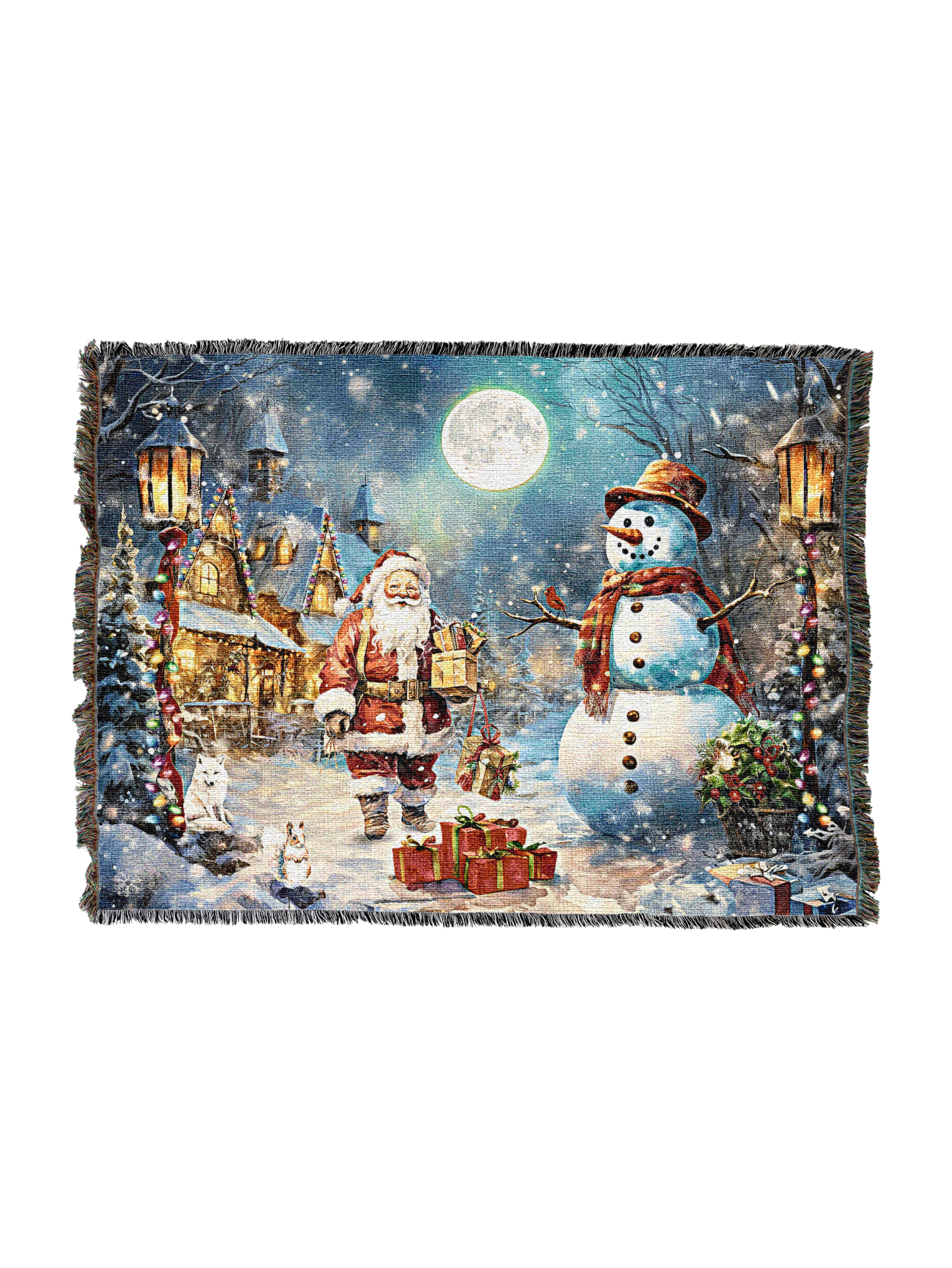 Santa Shopping Blanket