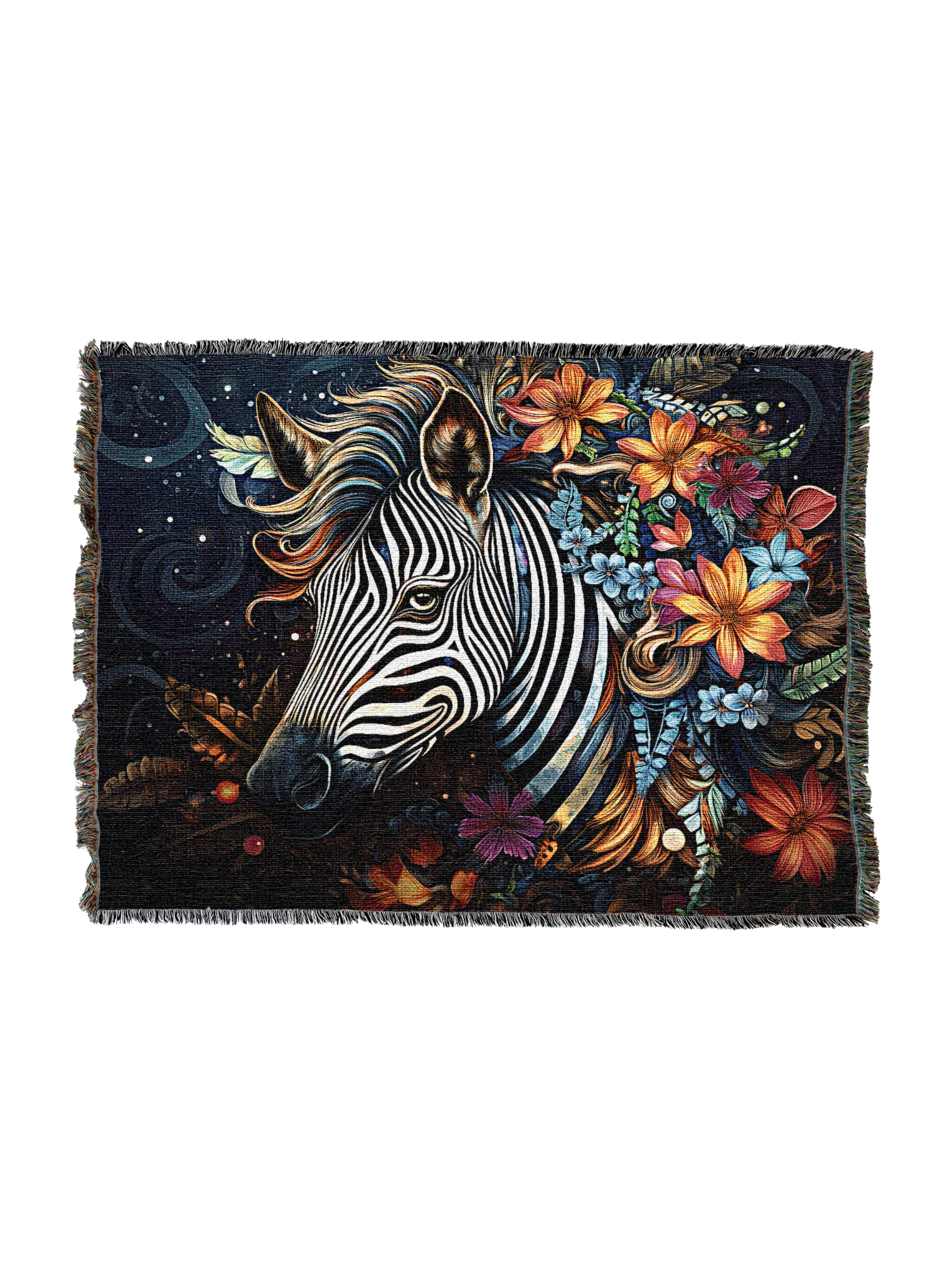 Boho Zebra Blanket