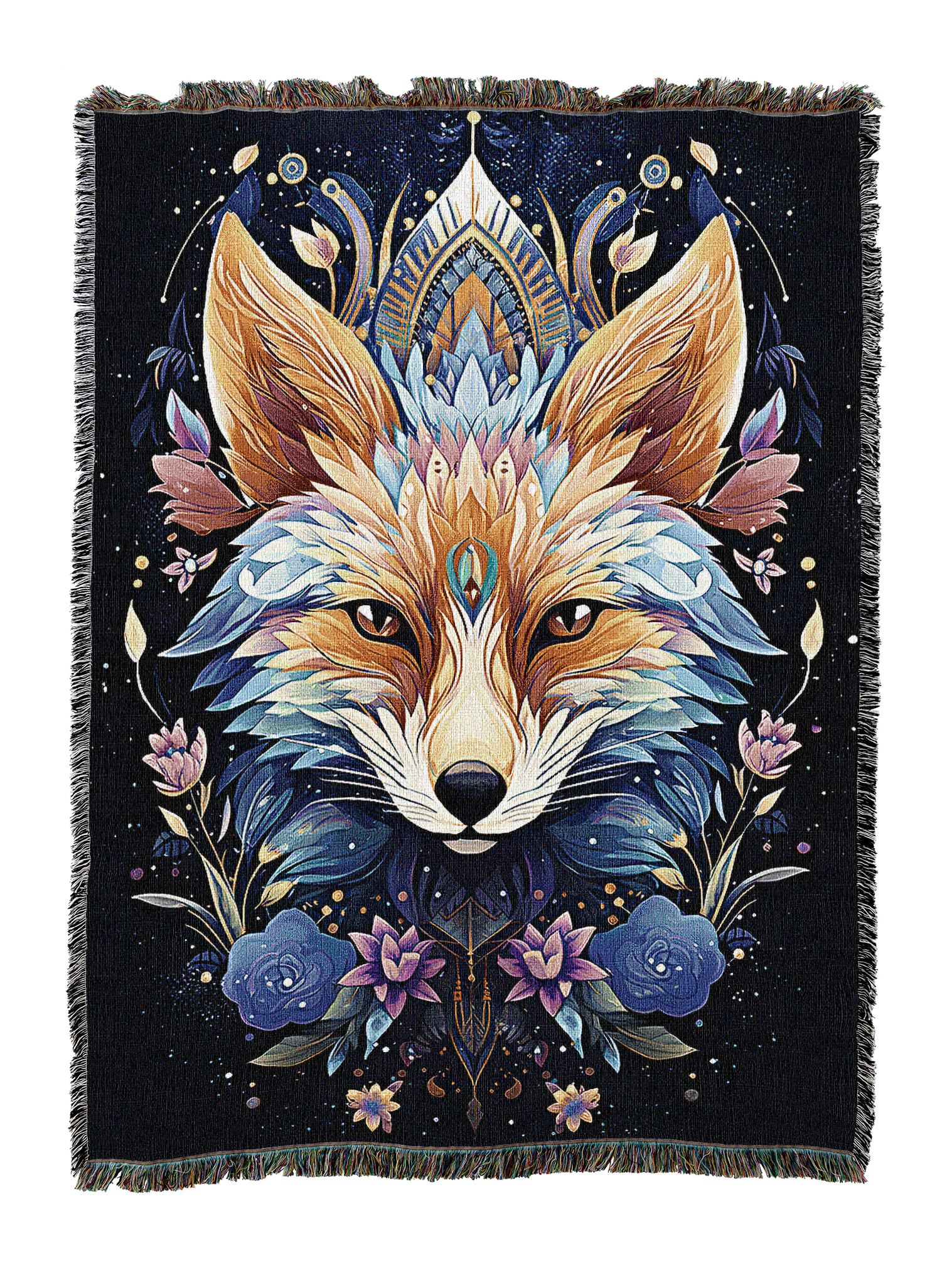 Cosmic Fox Blanket