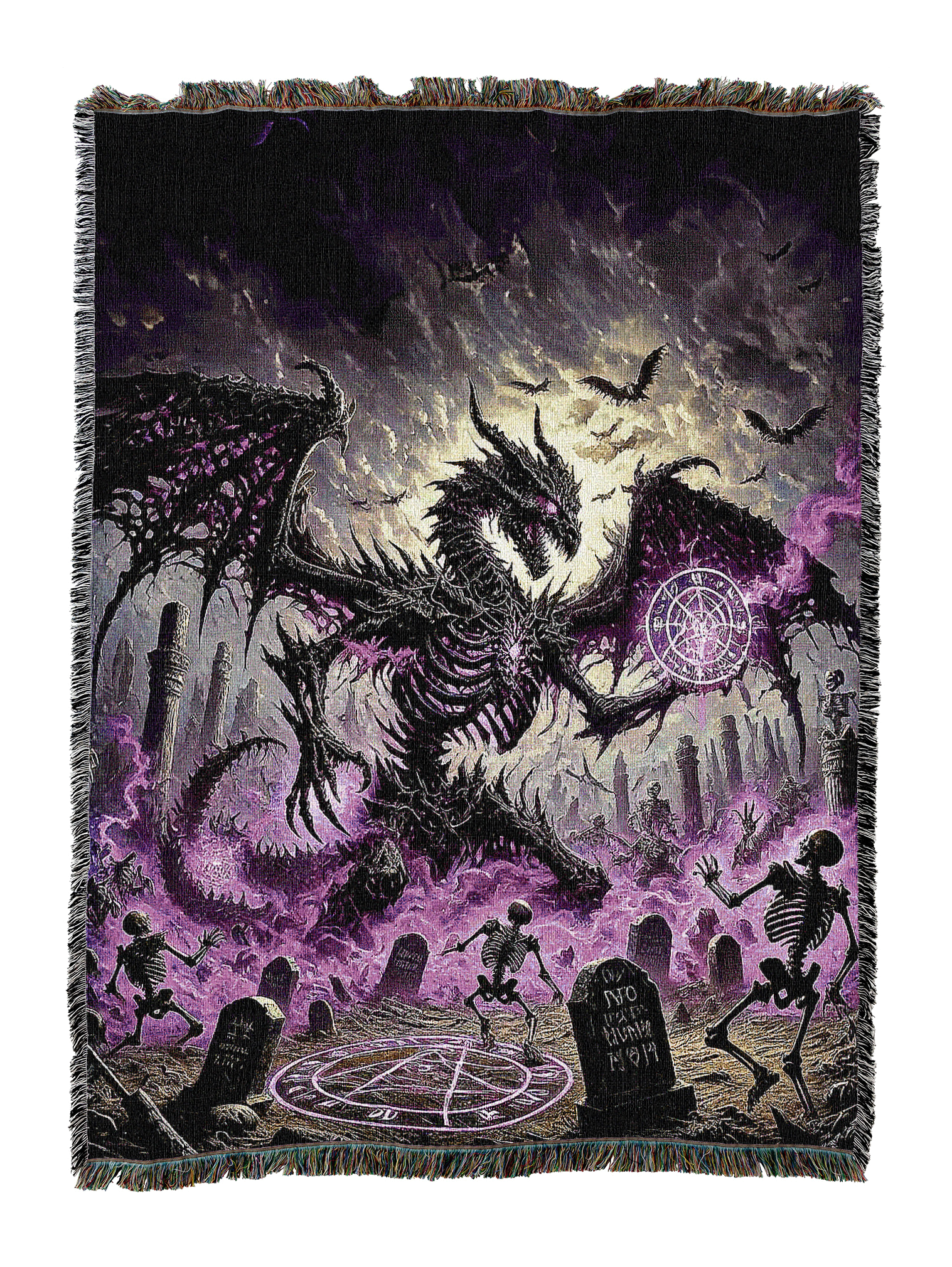 Necromancer Dragon Blanket