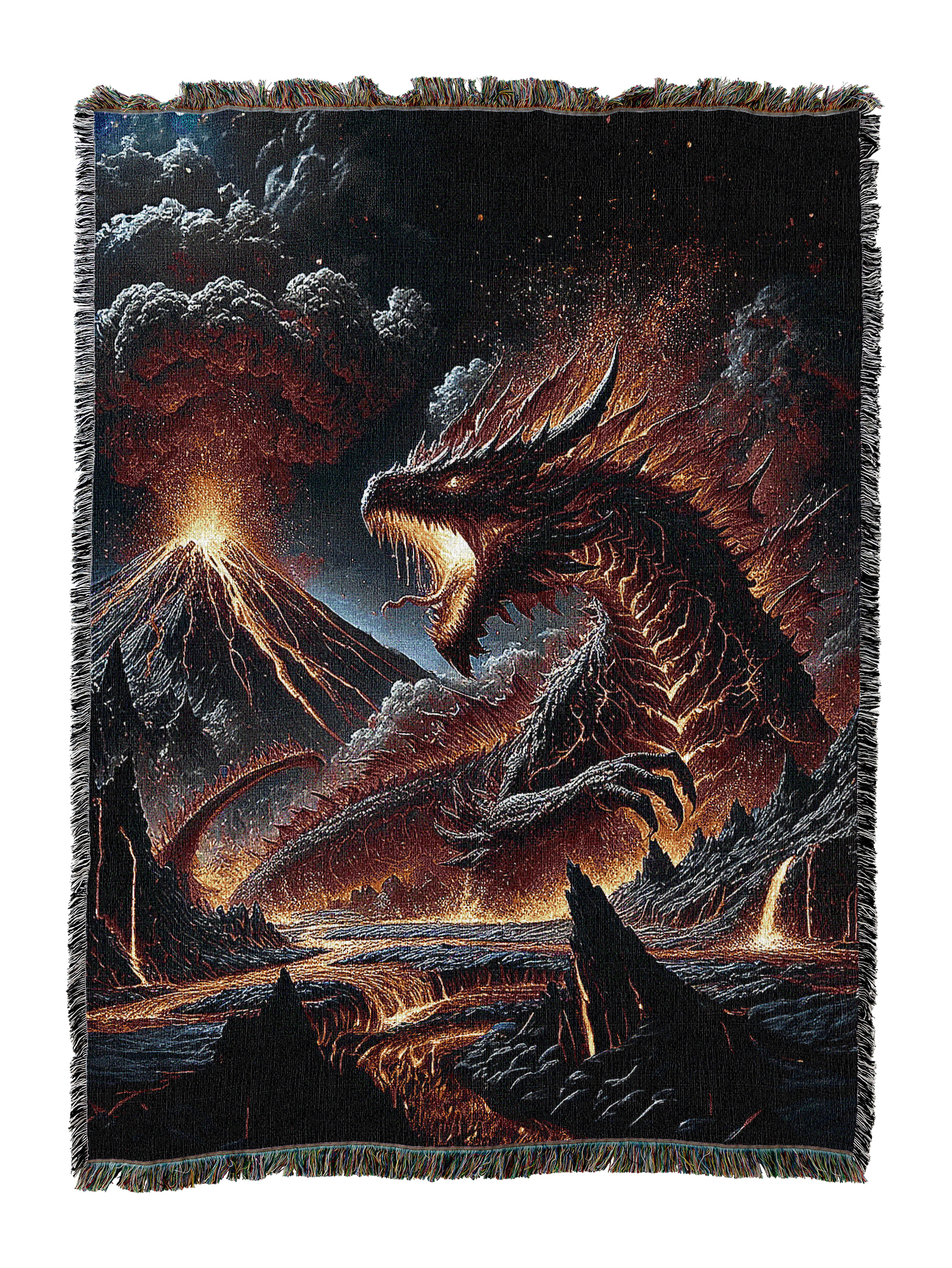 Fire Dragon Blanket B