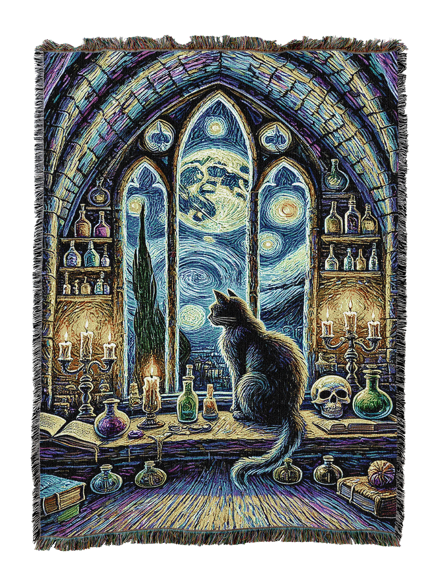 Van Gogh The Wizard Blanket