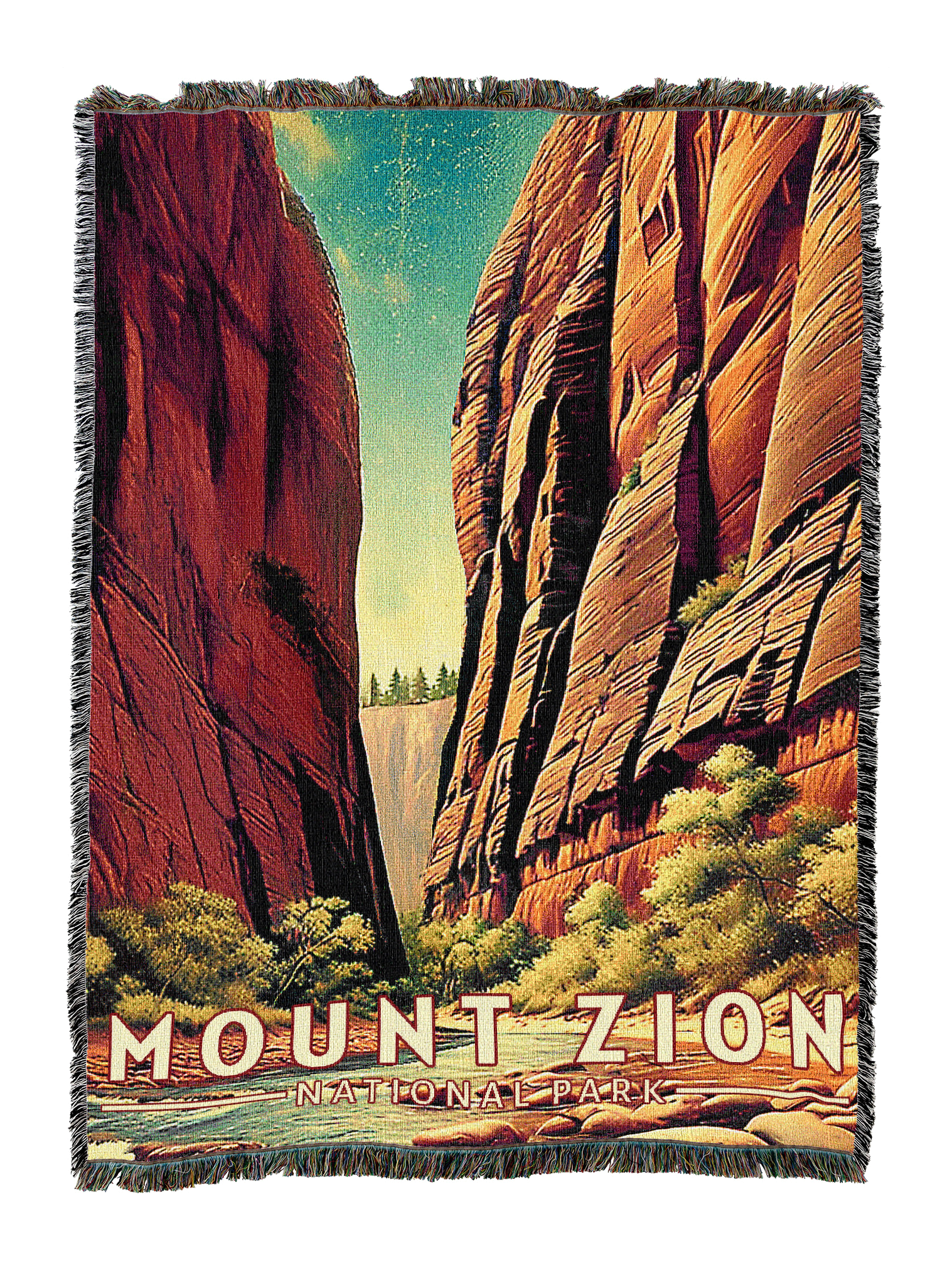 Zion National Park Blanket