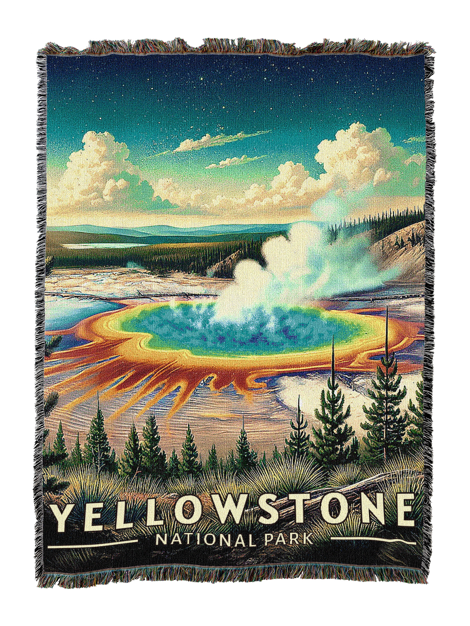 Yellowstone National Park Blanket