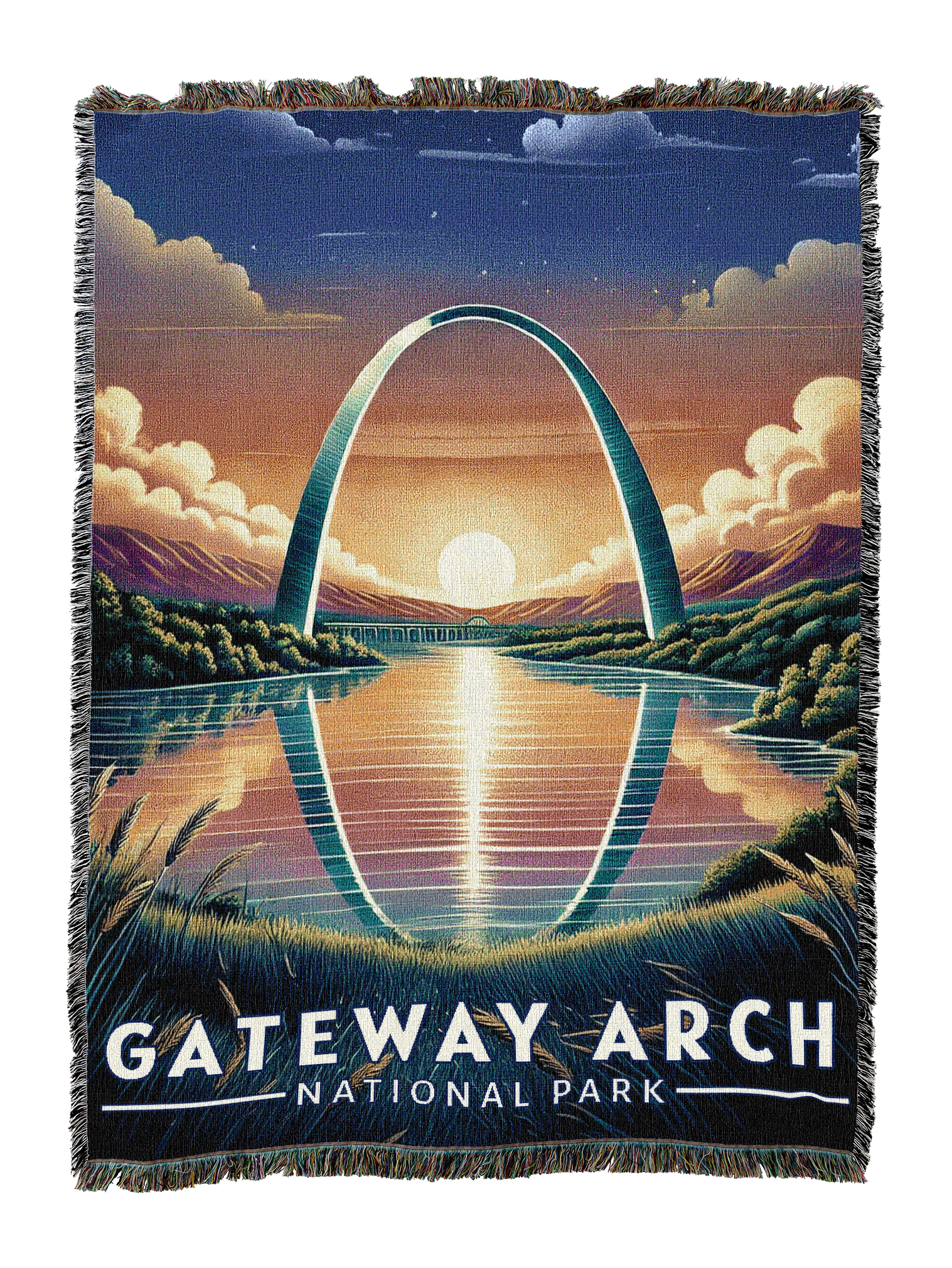 Gateway Arch National Park Blanket