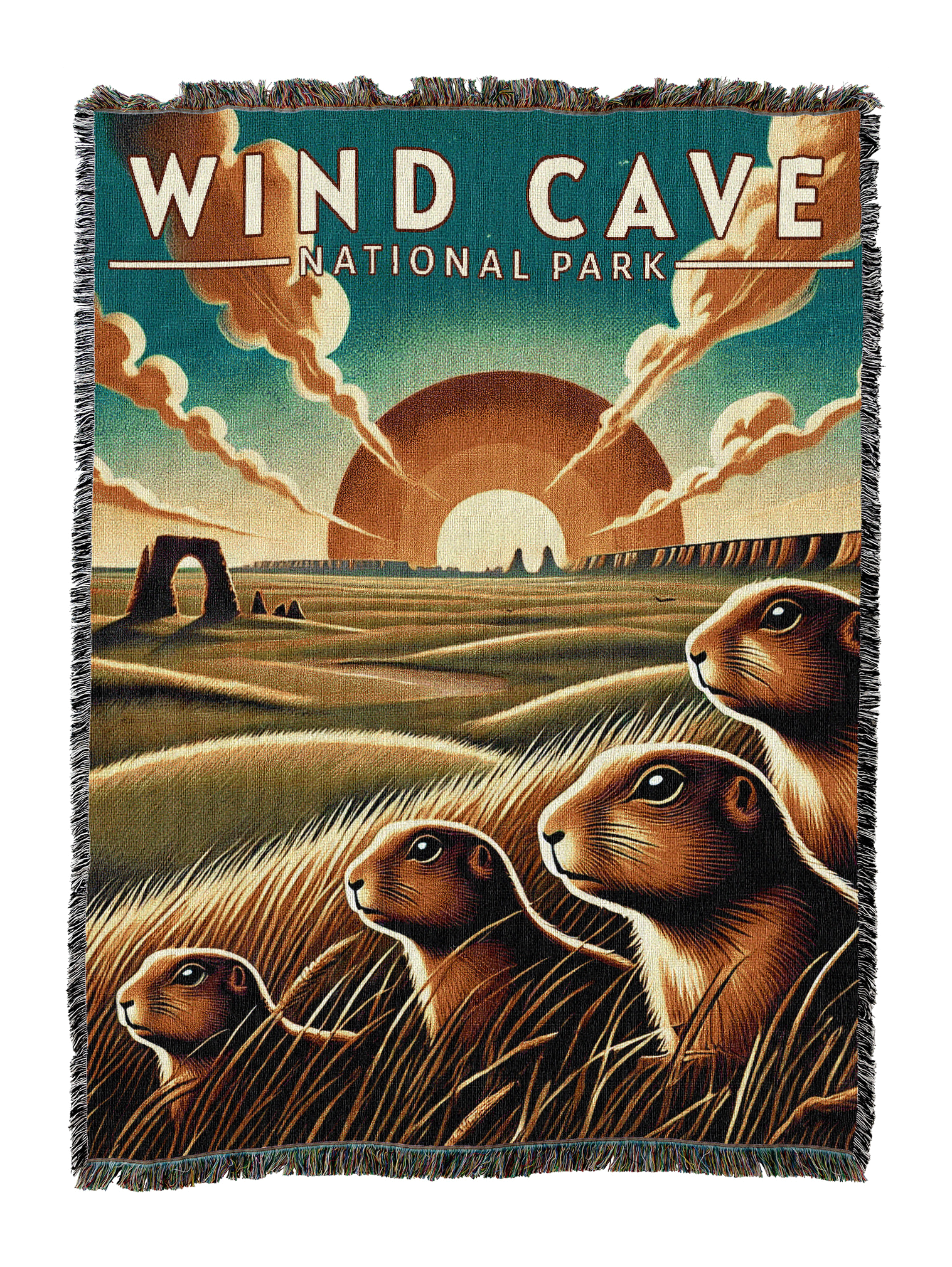 Wind Cave National Park Blanket
