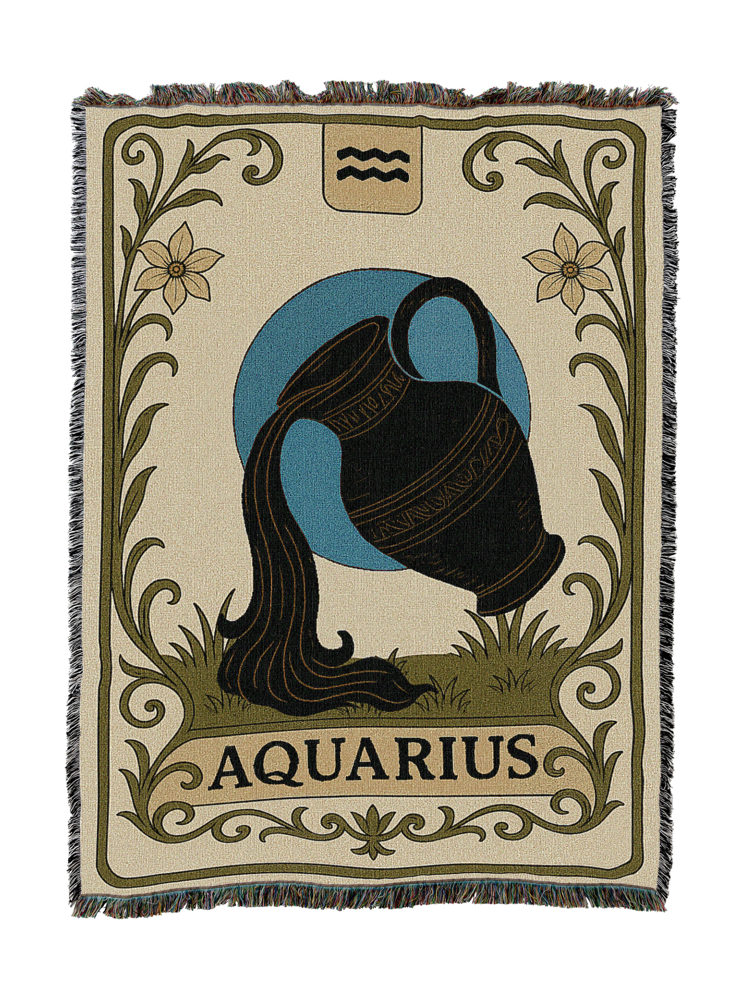 Aquarius Botanical Blanket