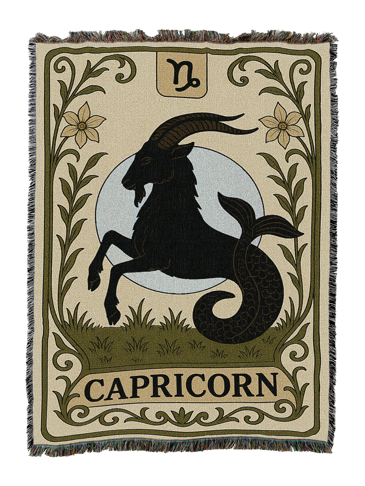 Capricorn Botanical Blanket