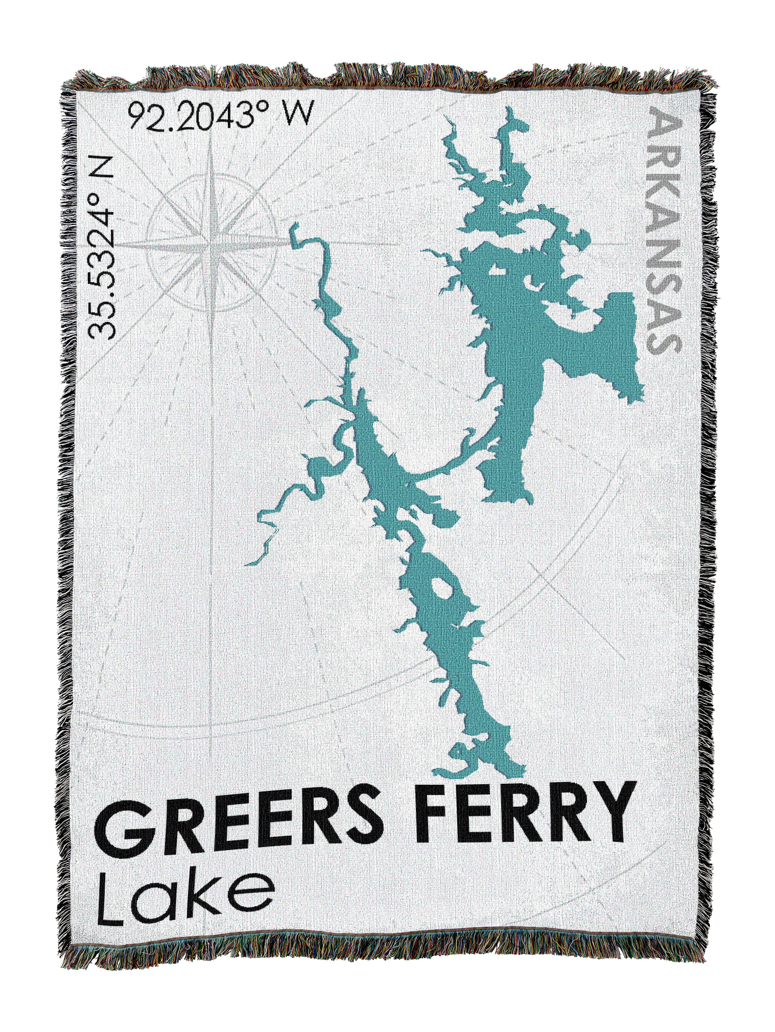 Greers Ferry Lake AR Blanket