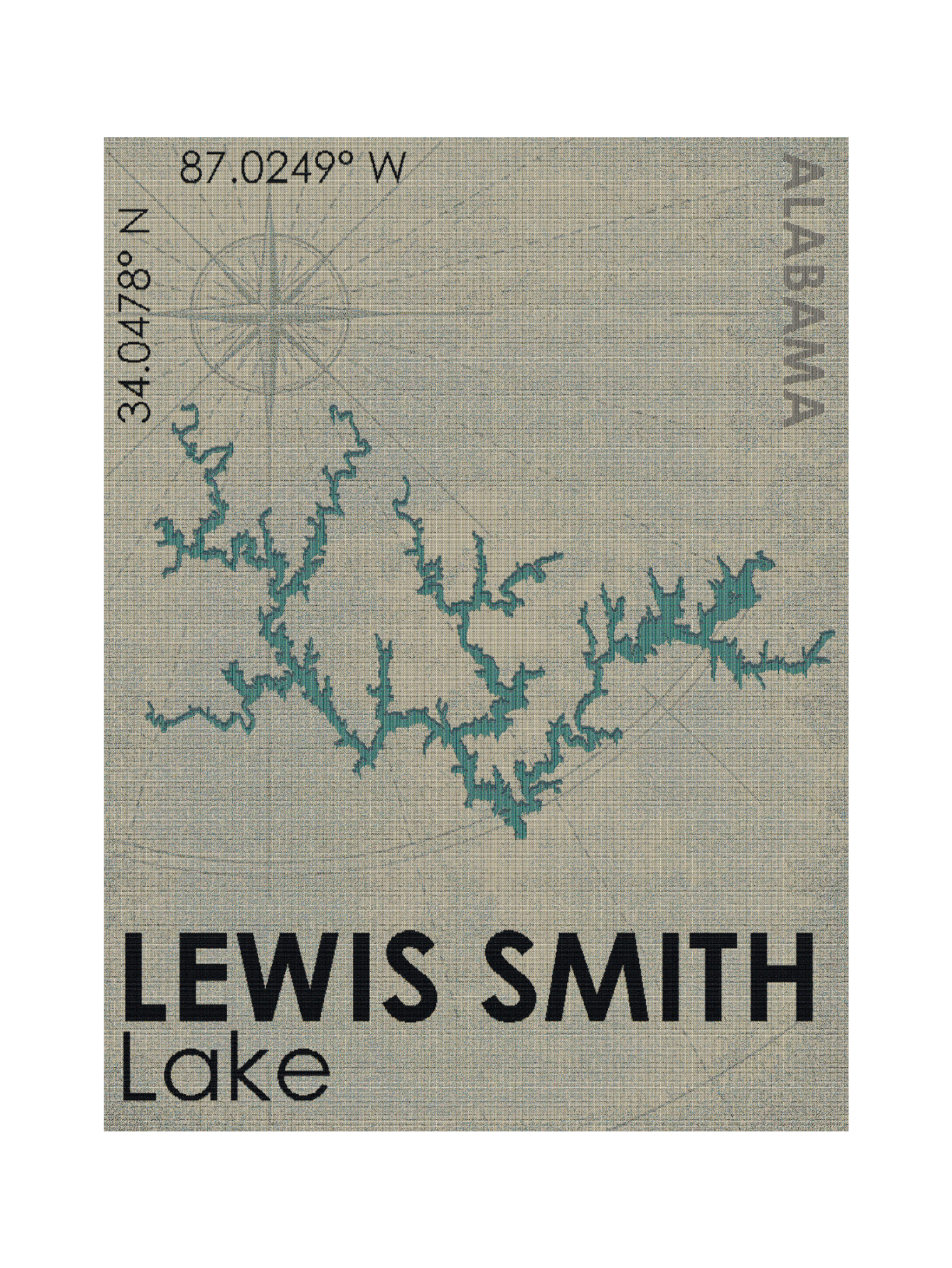 Lewis Smith Lake Al Blanket