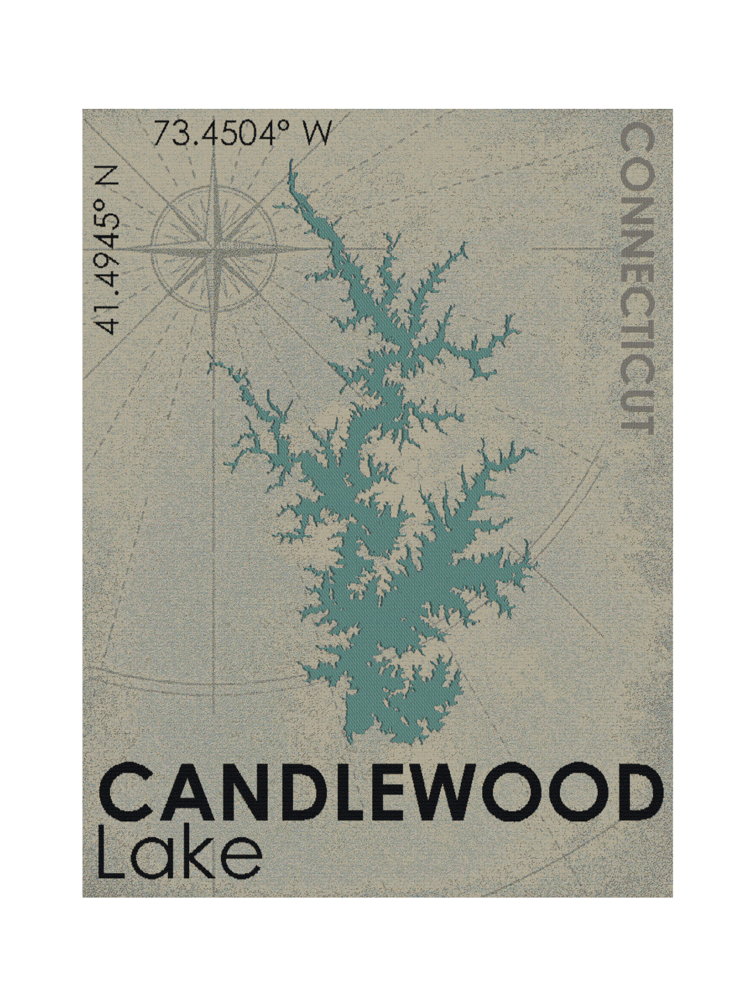 Candlewood Lake CT Blanket