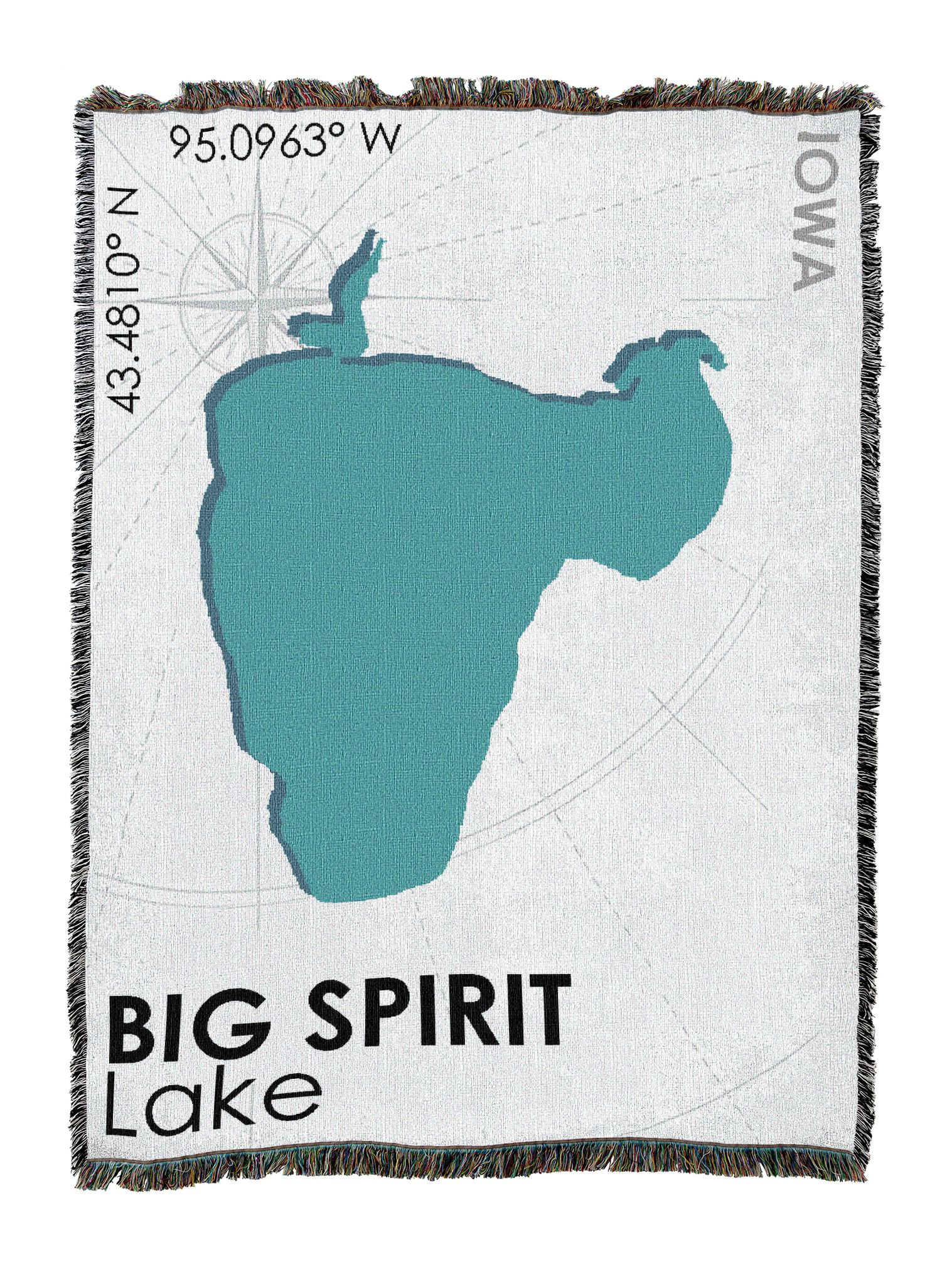 Big Spirit Lake IA Blanket