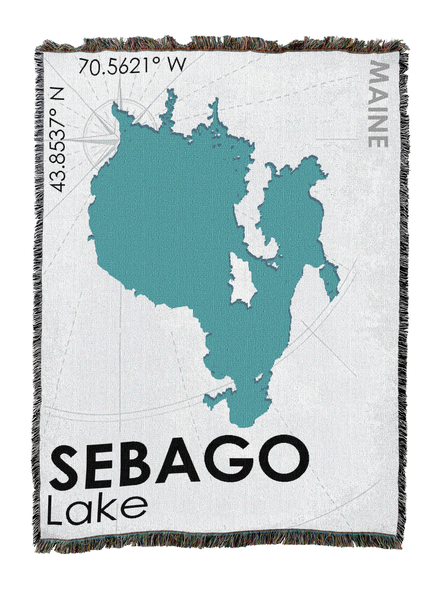 Sebago Lake ME Blanket