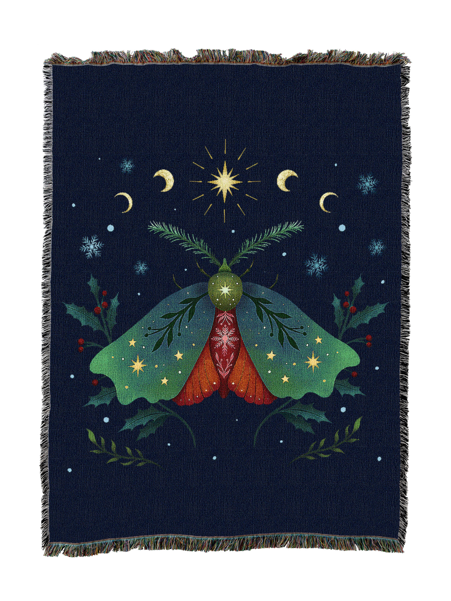 Christmas Moth Blanket