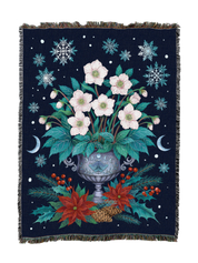 Christmas Rose Blanket