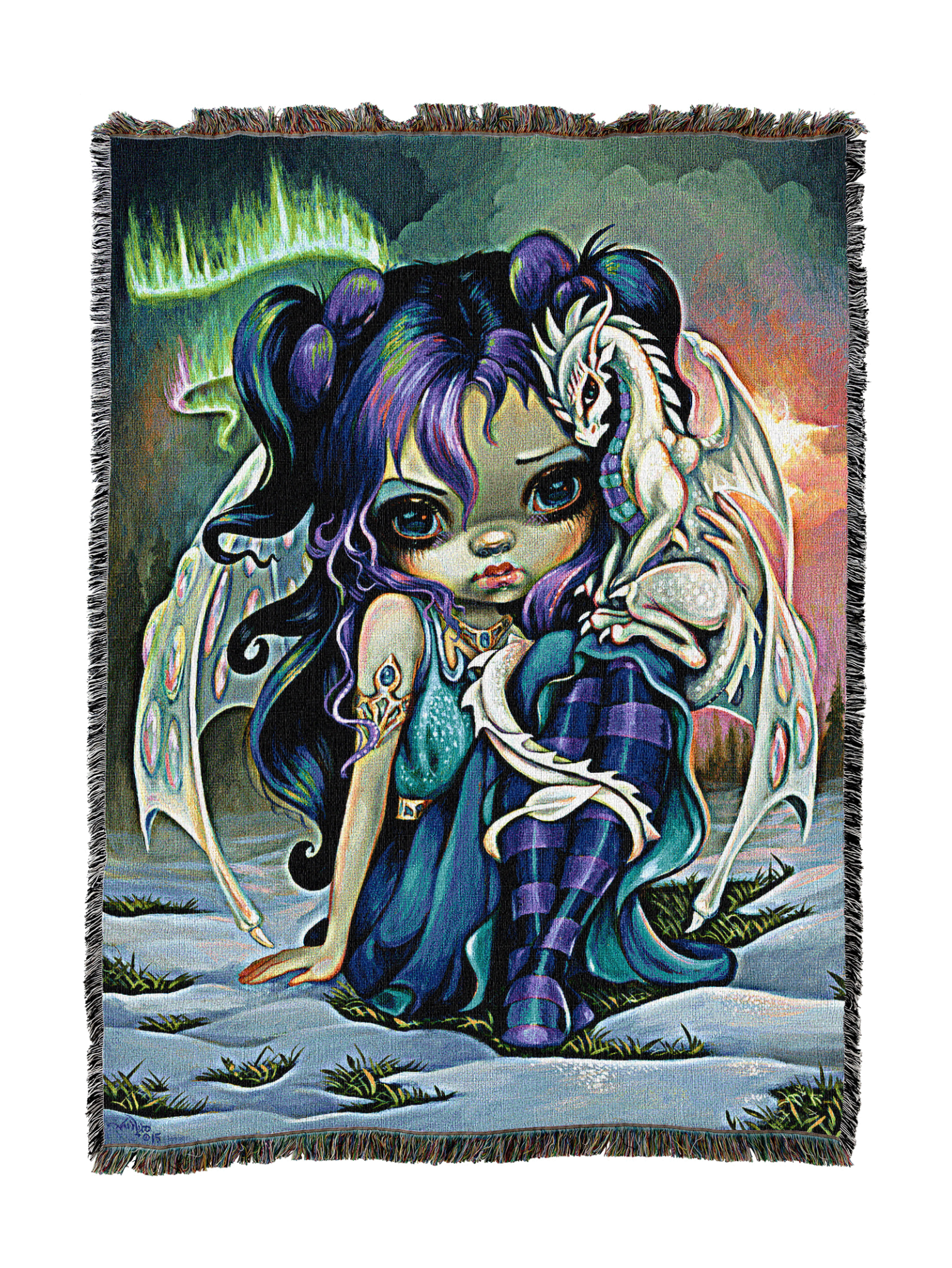 Frost Dragonling Blanket