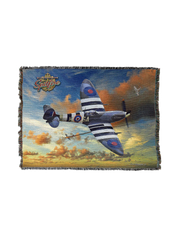 Spitfire Dog Fight Blanket