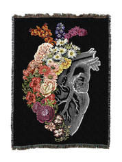 Flower Heart Spring Blanket