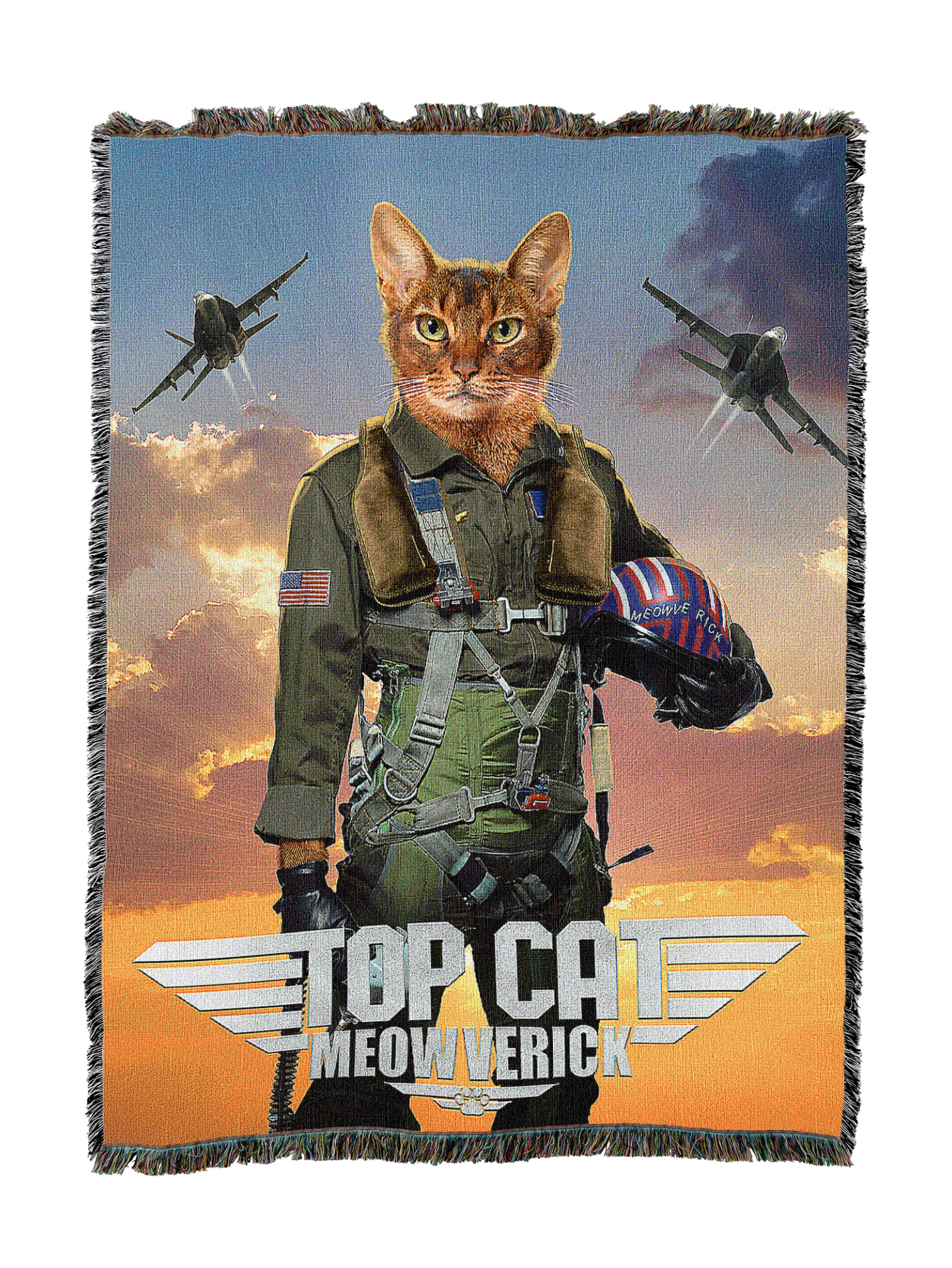 Top Cat Meowverick Blanket – Pure Country Weavers