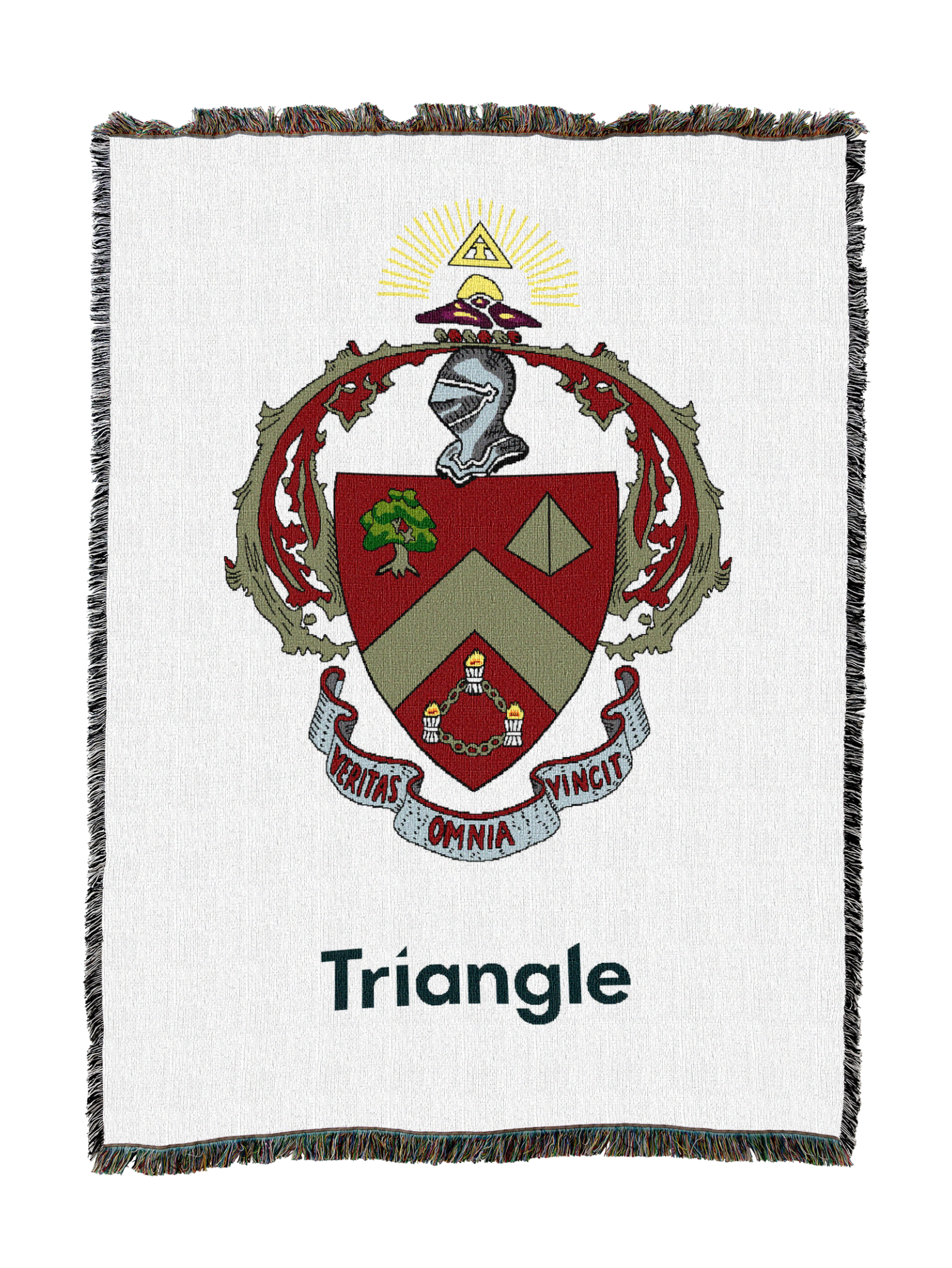 Triangle With Wordmark Blanket