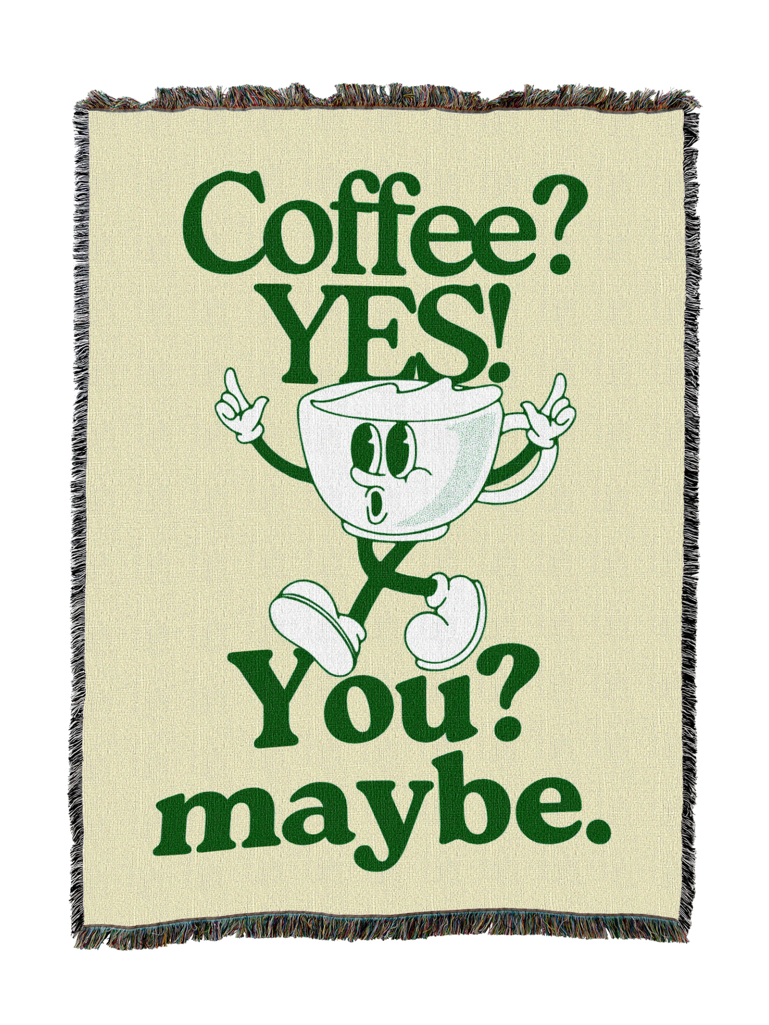 Coffee Yes You Maybe Blanket