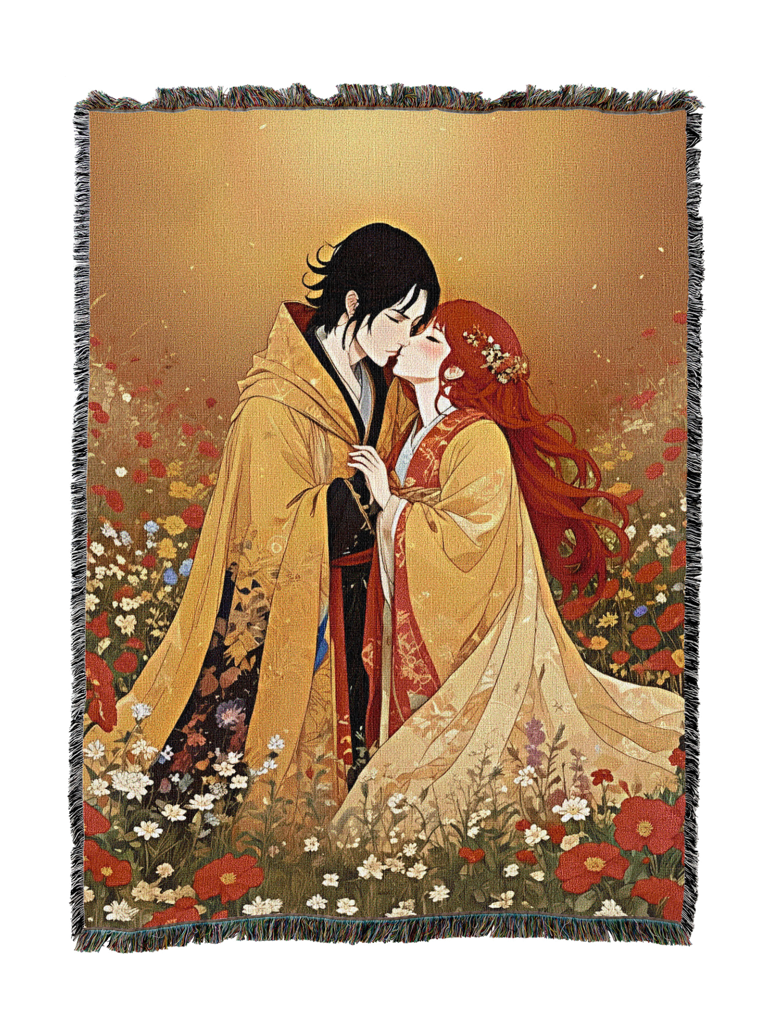 The Lovers Kiss Blanket