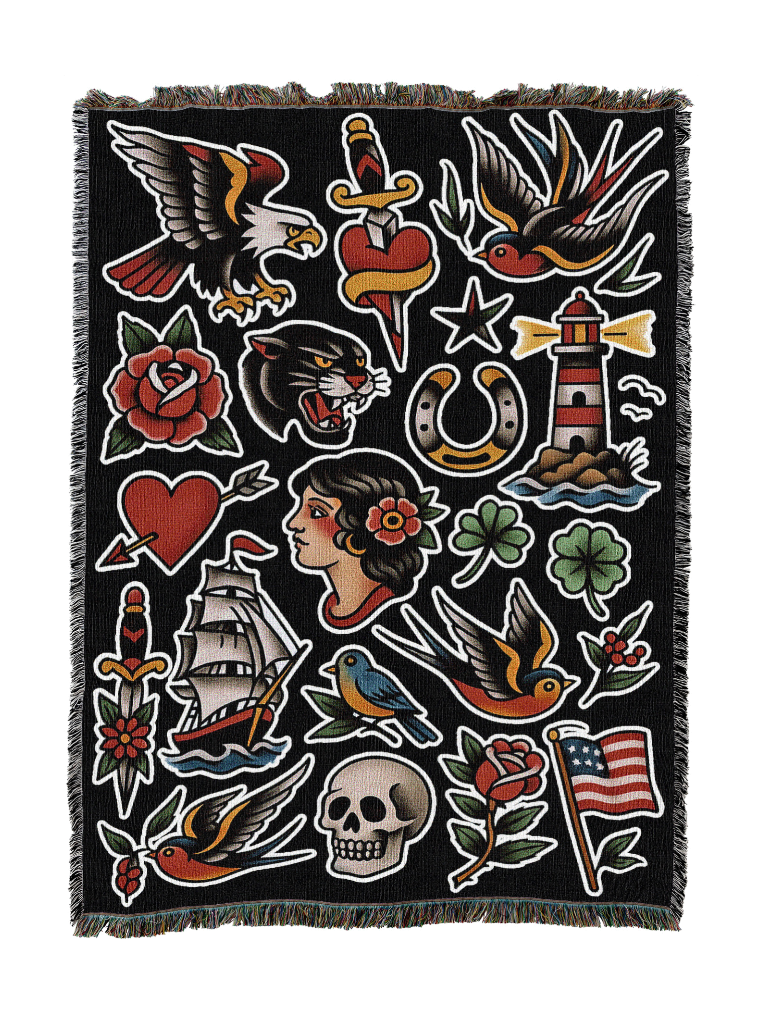 American Traditional Flash 1 Blanket