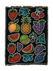 Fruit Tattoo Flash Blanket