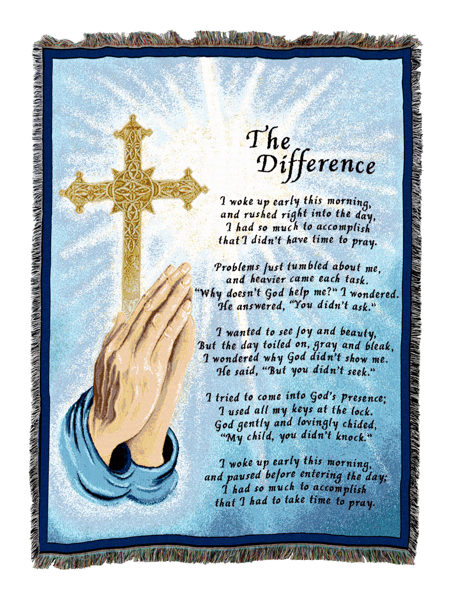 Time To Pray Blanket