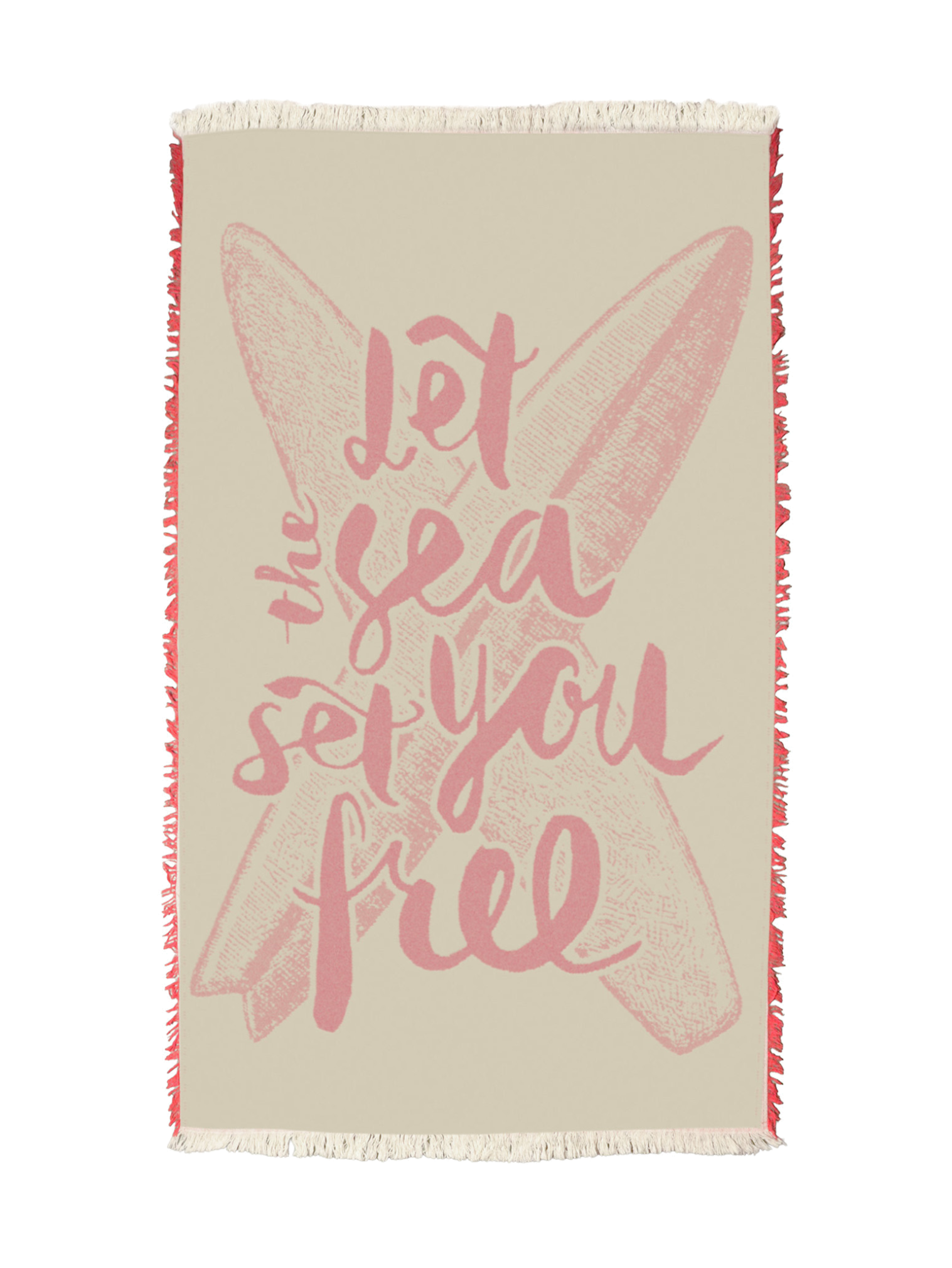 Free Sea In Pink Small Towel