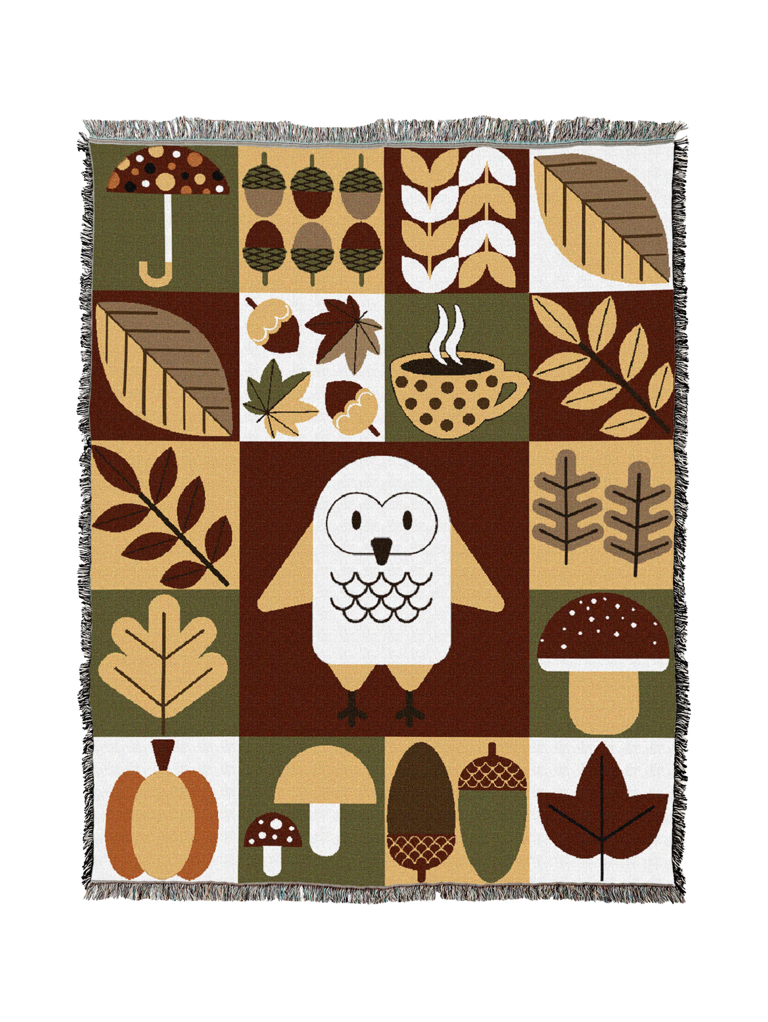 Fall Quilt Blocks Blanket