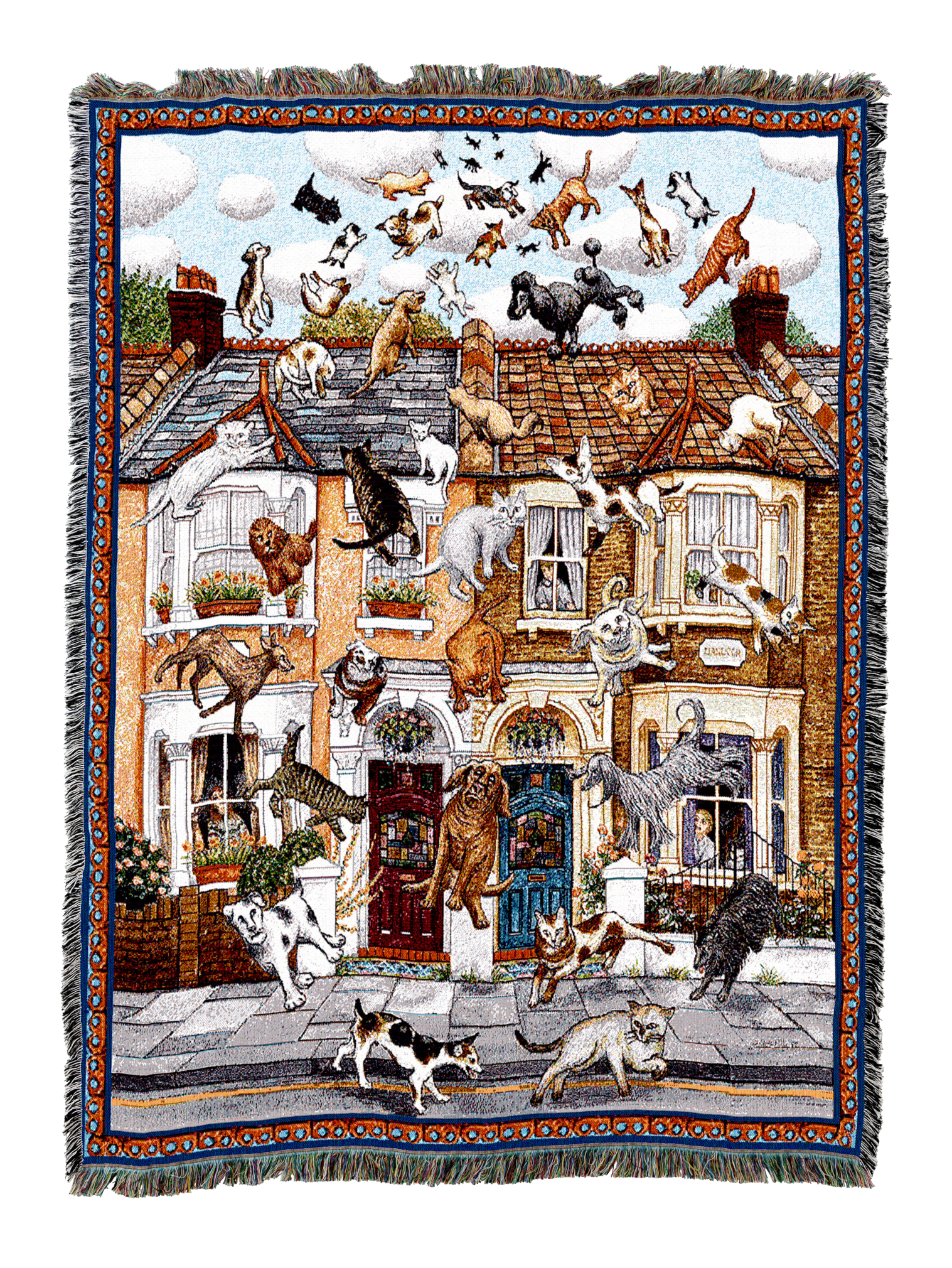 Raining Cats And Dogs Blanket