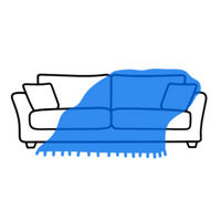Large Throw Coverage Couch