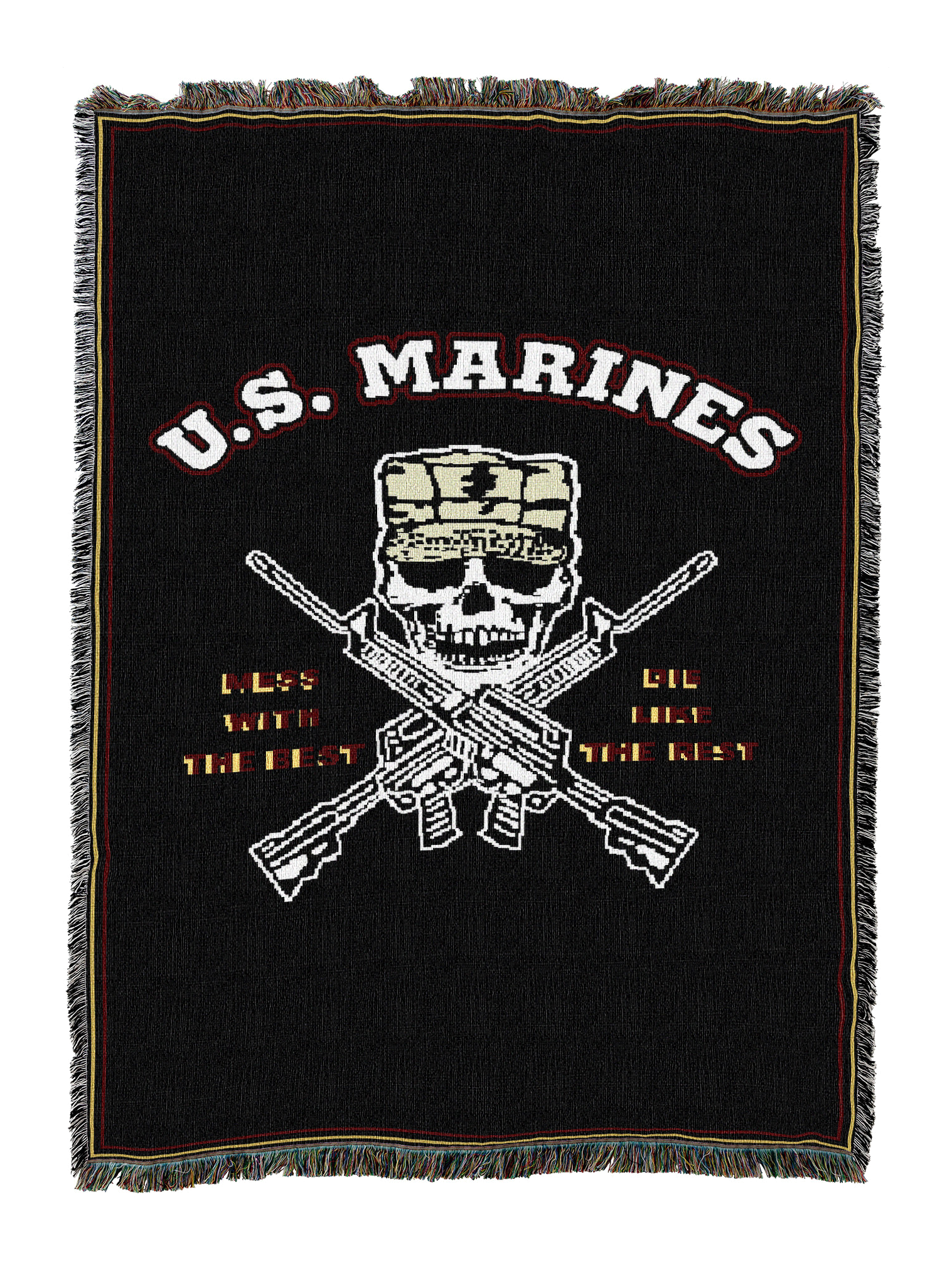 Us Marine Corps Mess With The Best Blanket
