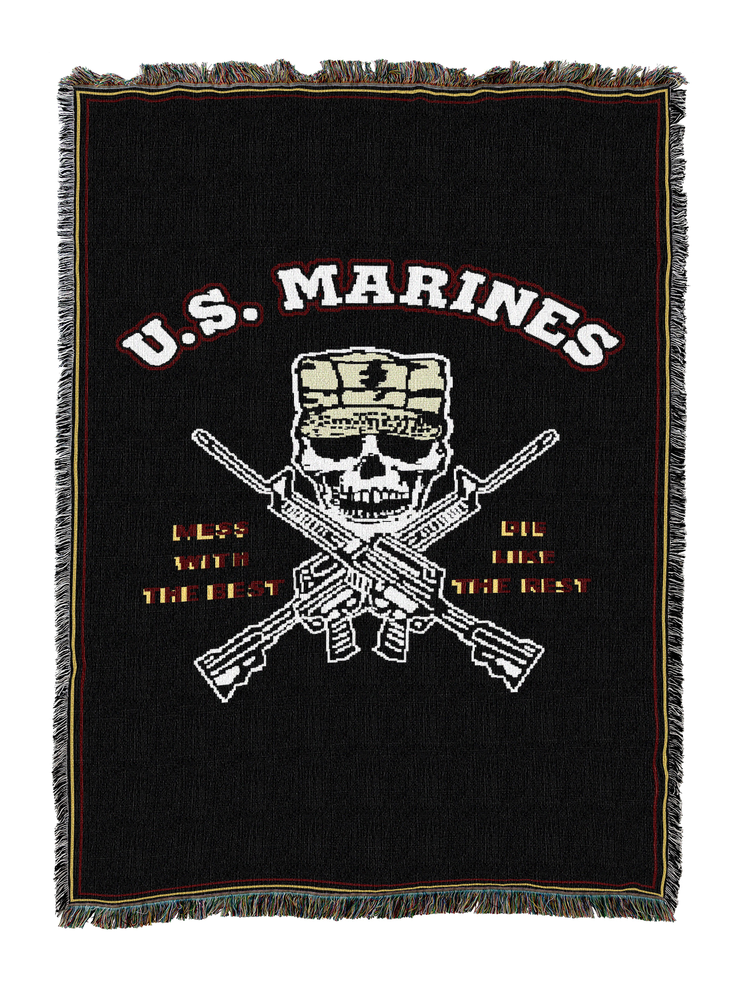 Us Marine Corps Mess With The Best Blanket